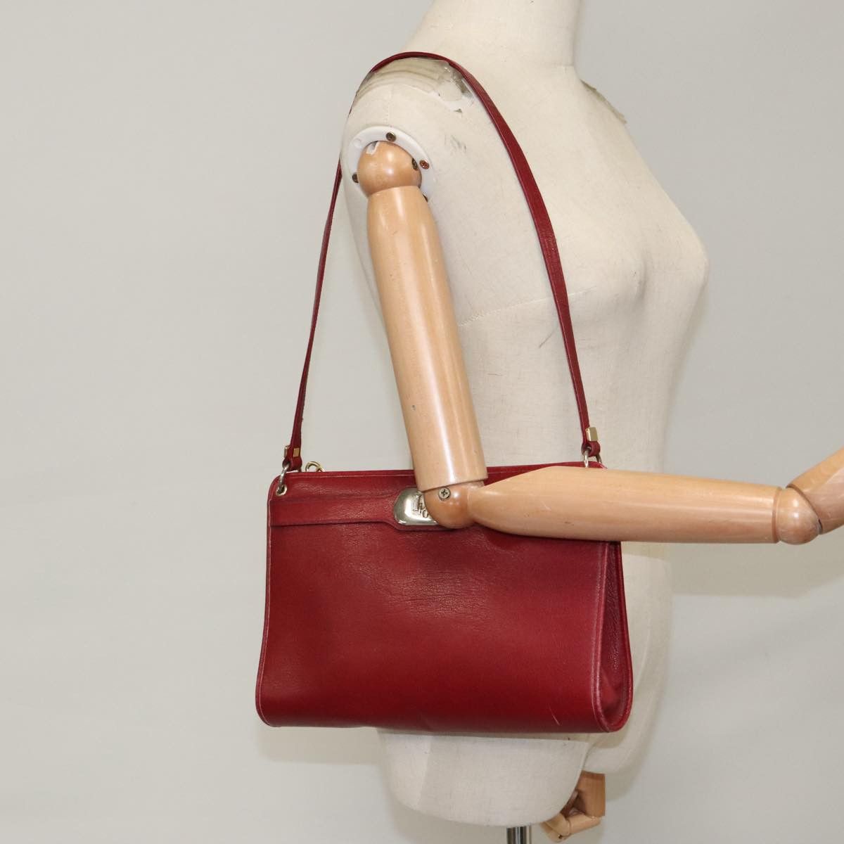 Dior Red Leather Shoulder Bag (Pre-Owned) Size ONE SIZE - 11 Thumbnail