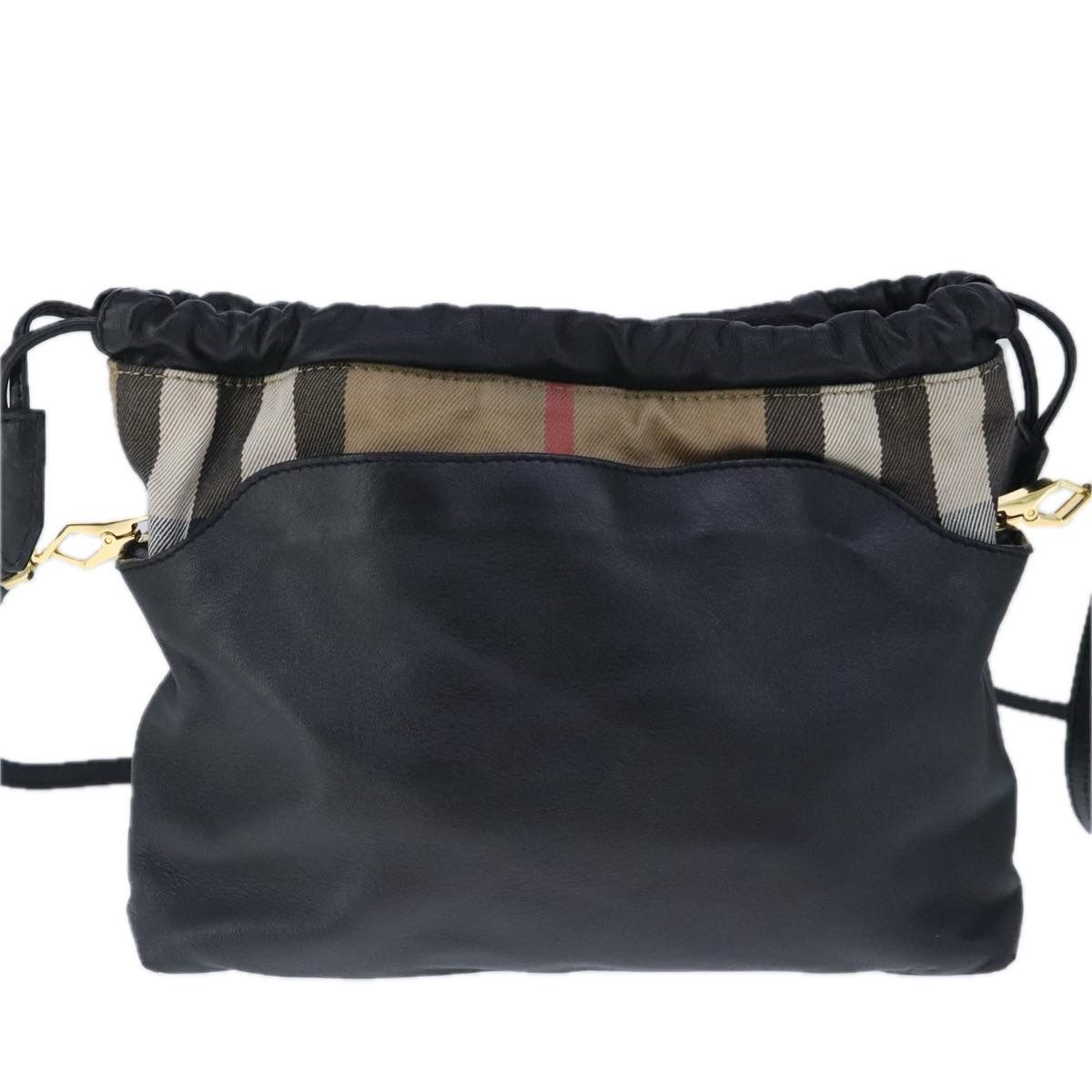 Burberry Black Leather Shoulder Bag (Pre-Owned) Size ONE SIZE - 2 Thumbnail