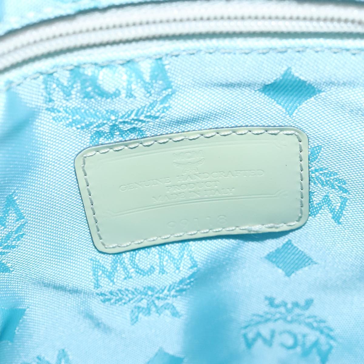 MCM Blue Synthetic Shoulder Bag (Pre-Owned) Size ONE SIZE - 13 Thumbnail