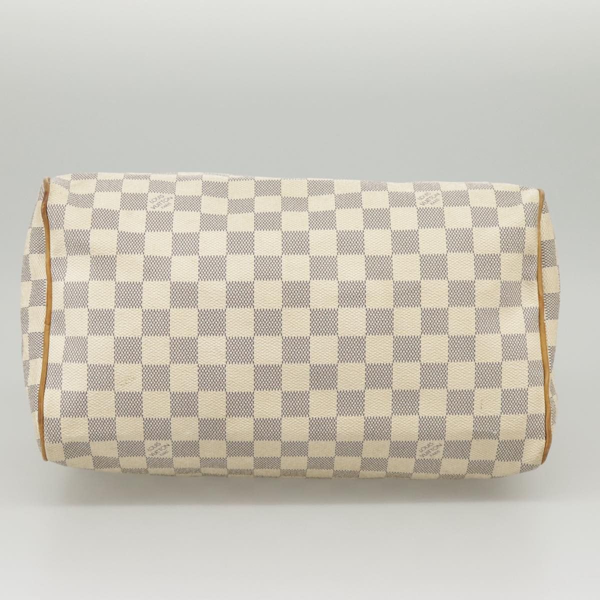 Louis Vuitton Speedy 30 White Canvas Handbag (Pre-Owned) Size ONE SIZE - 7 Thumbnail