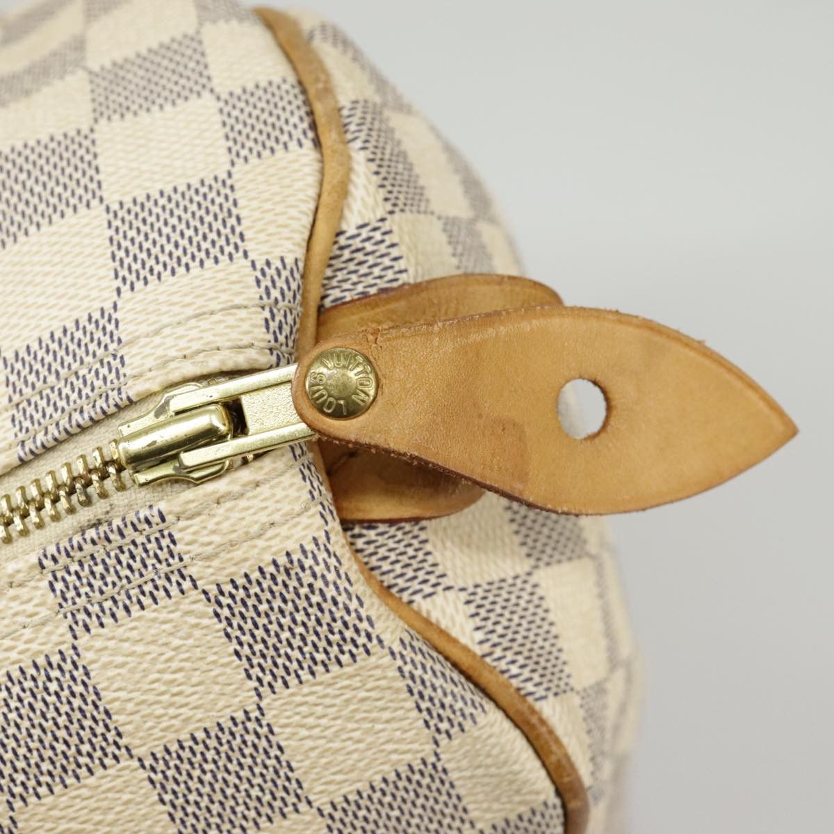 Louis Vuitton Speedy 30 White Canvas Handbag (Pre-Owned) Size ONE SIZE - 19 Thumbnail
