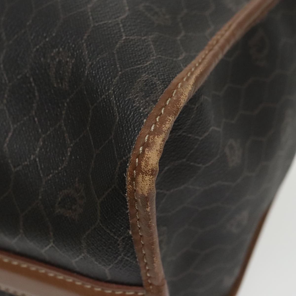 Dior Honeycomb Black Canvas Handbag (Pre-Owned) Size ONE SIZE - 8 Thumbnail