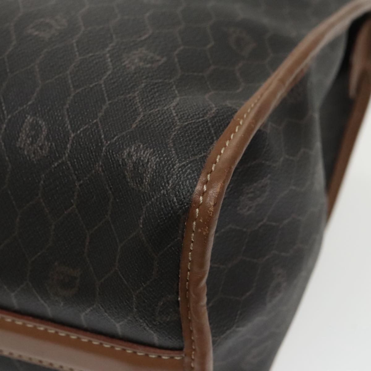 Dior Honeycomb Black Canvas Handbag (Pre-Owned) Size ONE SIZE - 9 Thumbnail