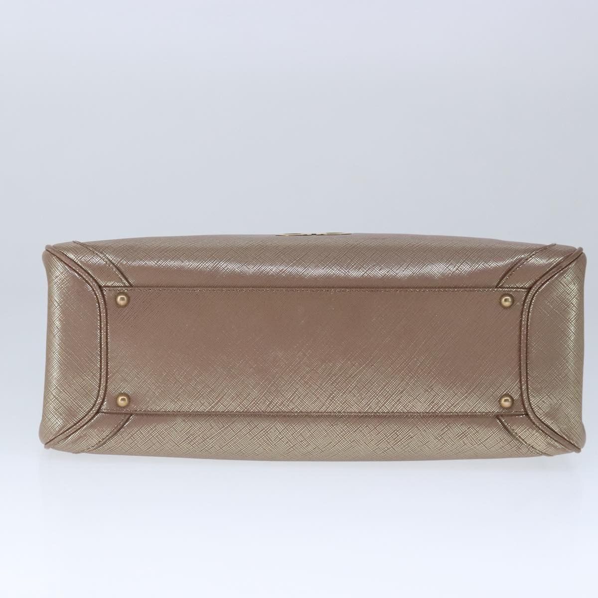 Salvatore Ferragamo Gancini Brown Leather Handbag (Pre-Owned) Size ONE SIZE - 5 Thumbnail