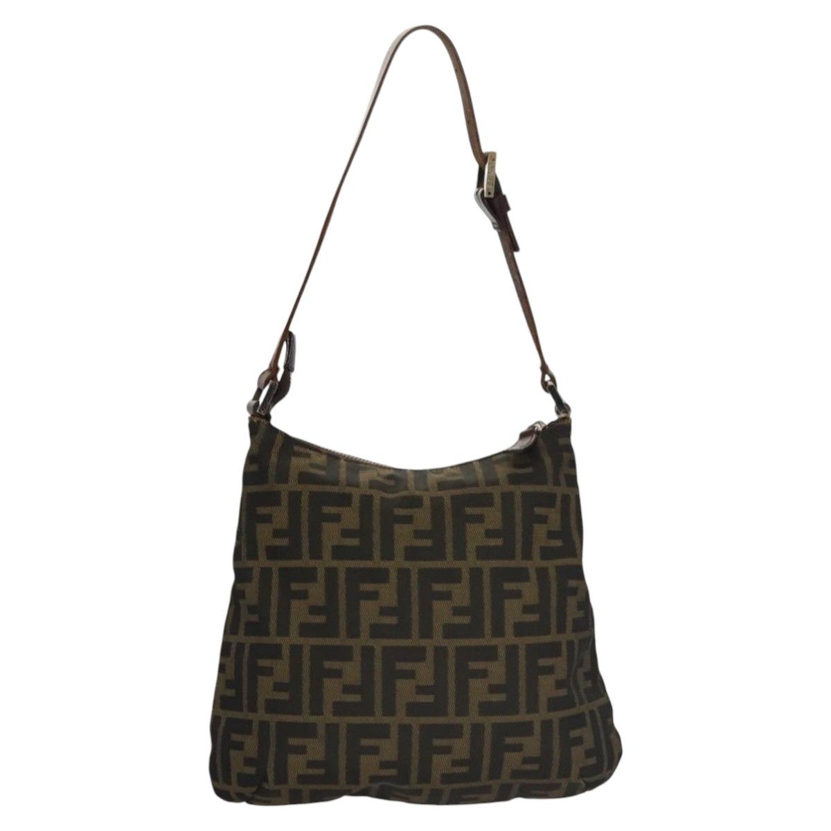 Fendi Hobo Brown Canvas Shoulder Bag (Pre-Owned) Size ONE SIZE - 2 Thumbnail