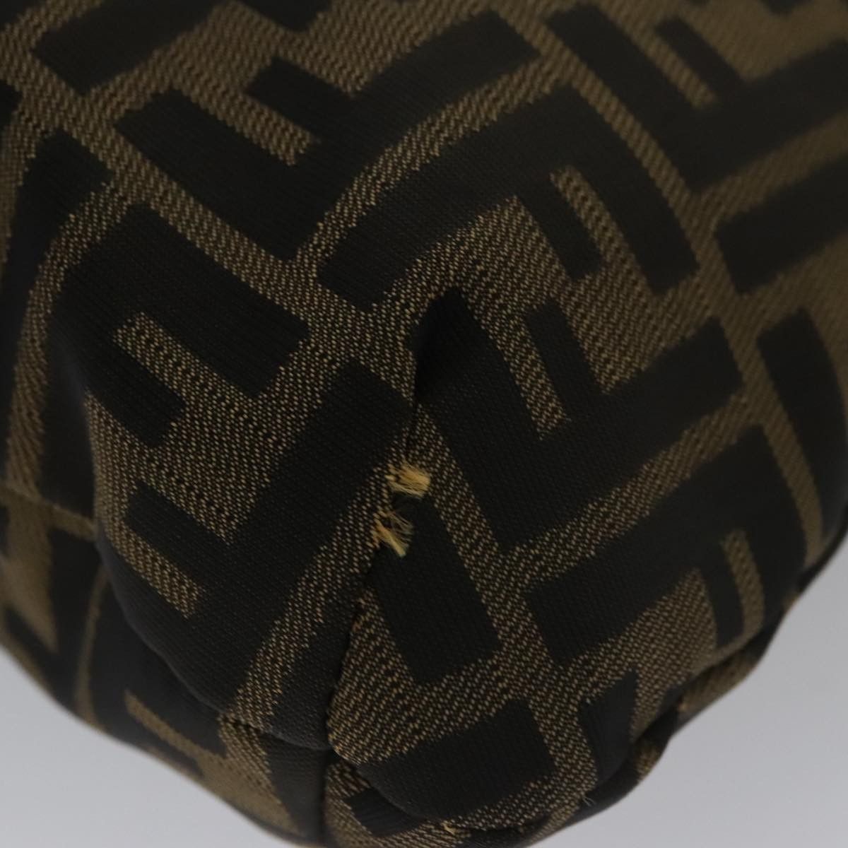 Fendi Hobo Brown Canvas Shoulder Bag (Pre-Owned) Size ONE SIZE - 6 Thumbnail