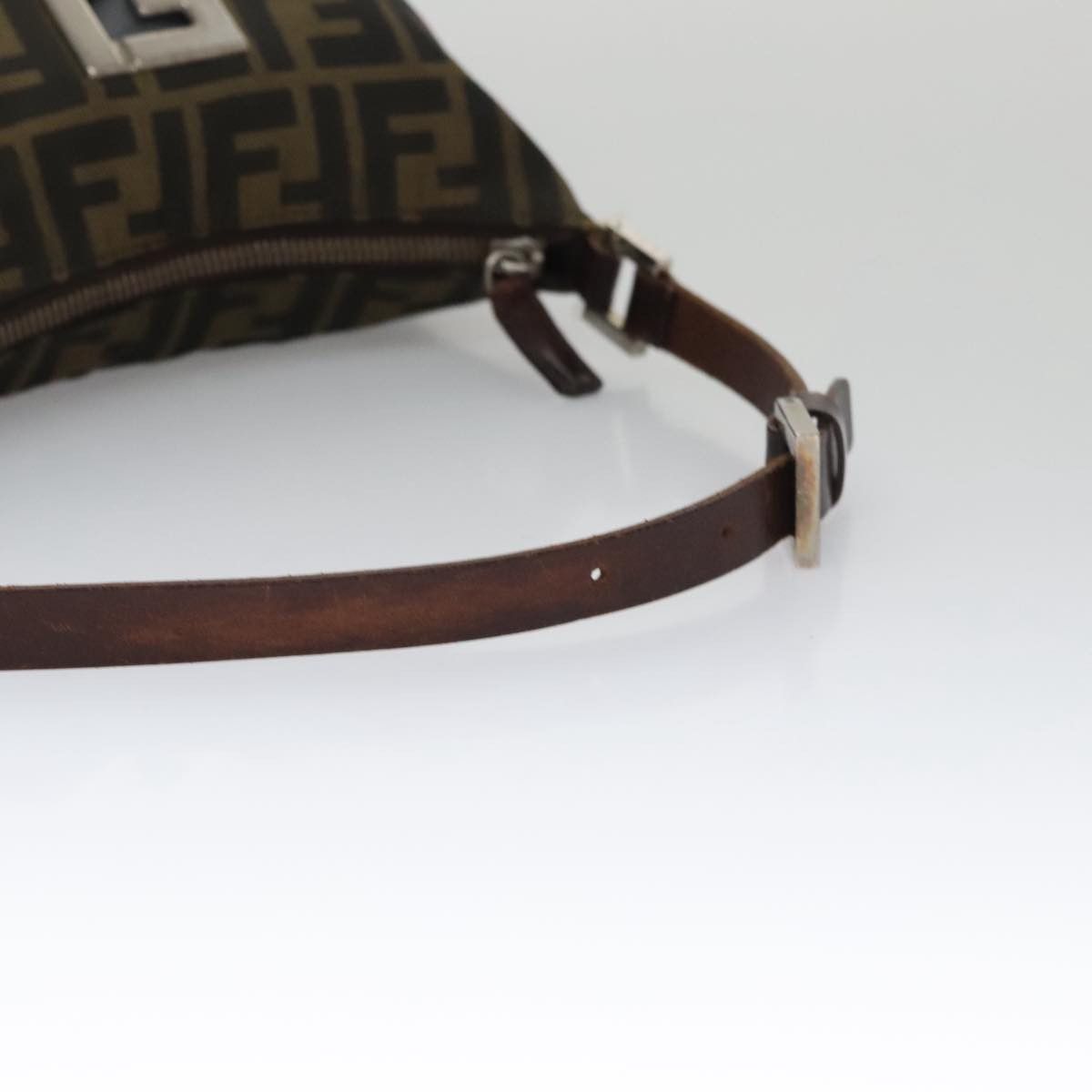 Fendi Hobo Brown Canvas Shoulder Bag (Pre-Owned) Size ONE SIZE - 4 Thumbnail