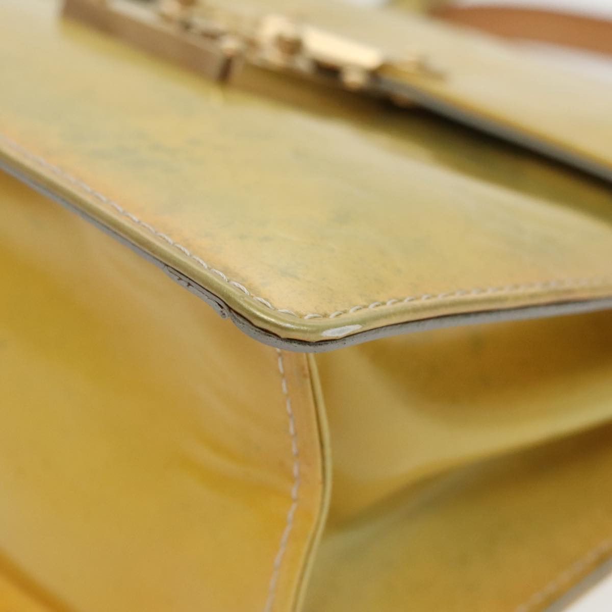 Louis Vuitton Spring Street Yellow Patent Leather Handbag (Pre-Owned) Size ONE SIZE - 10 Thumbnail