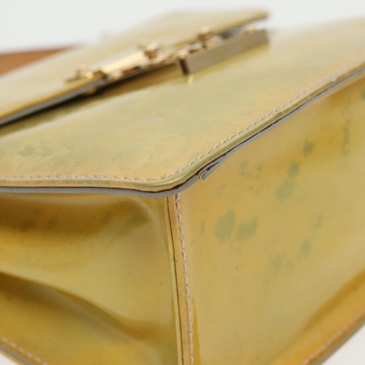 Louis Vuitton Spring Street Yellow Patent Leather Handbag (Pre-Owned) Size ONE SIZE - 9 Thumbnail