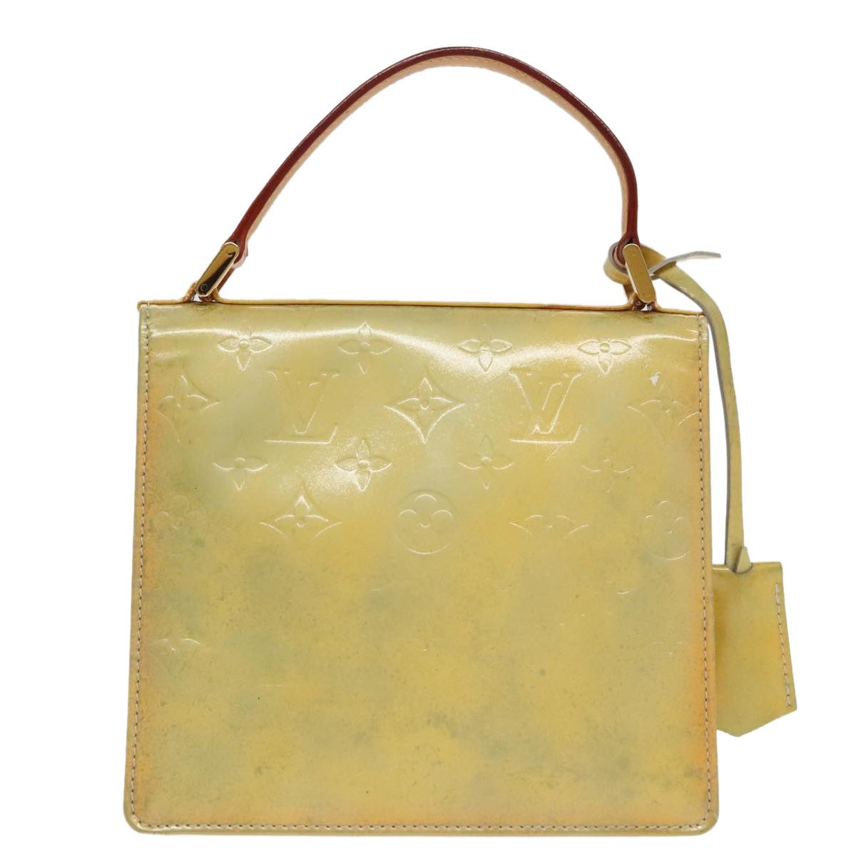 Louis Vuitton Spring Street Yellow Patent Leather Handbag (Pre-Owned) Size ONE SIZE - 2 Thumbnail