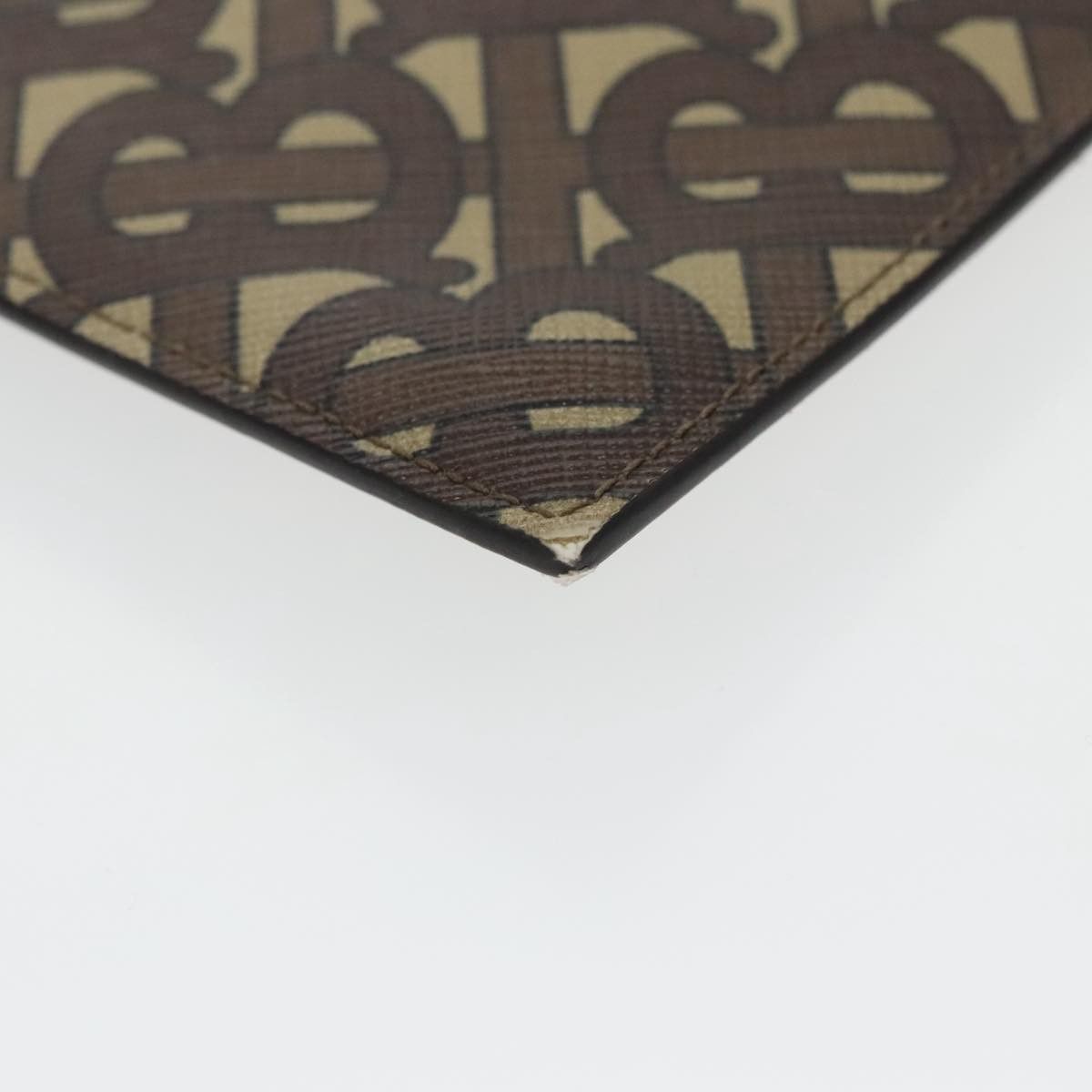 Burberry Tb Brown Leather Clutch Bag (Pre-Owned) Size ONE SIZE - 14 Thumbnail