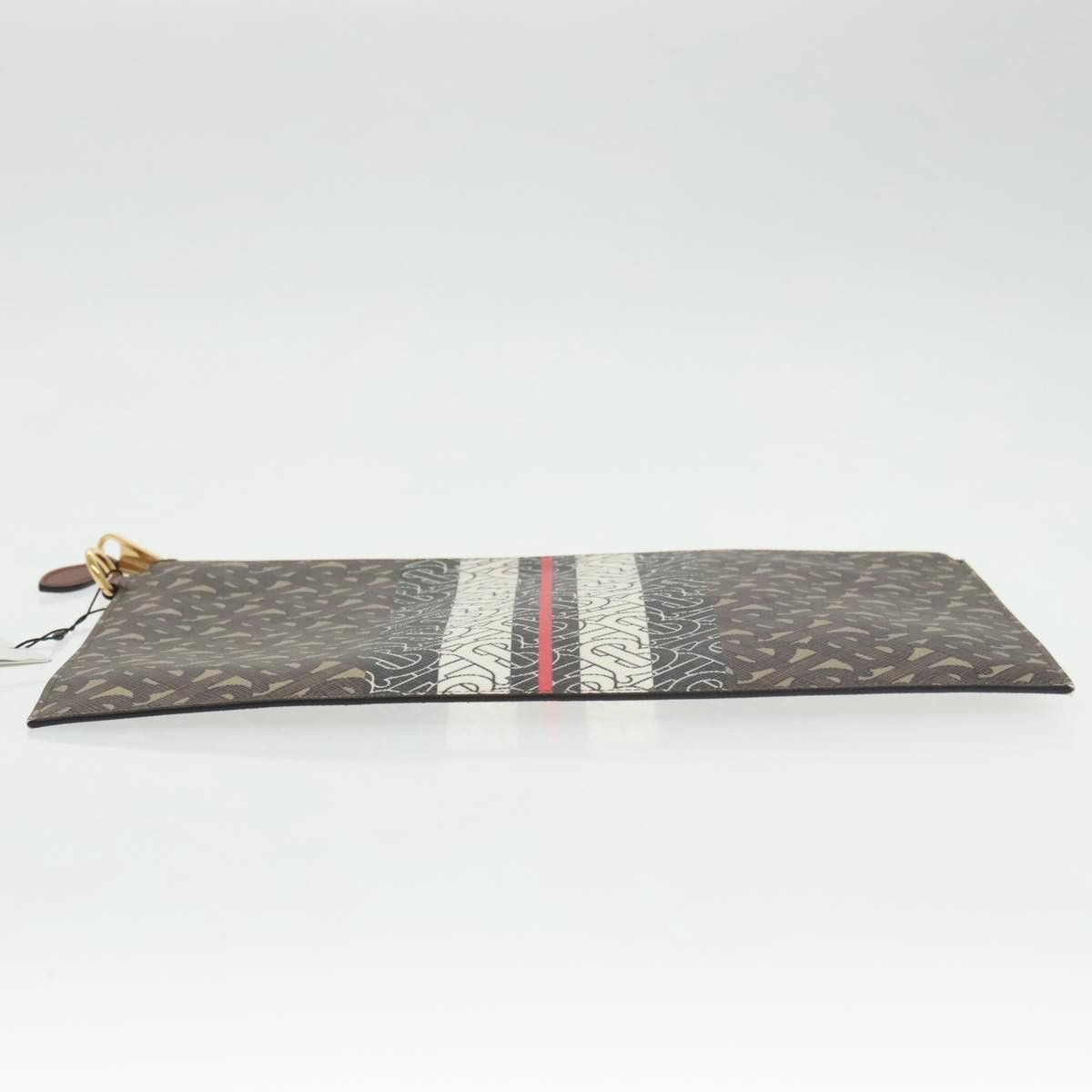 Burberry Tb Brown Leather Clutch Bag (Pre-Owned) Size ONE SIZE - 5 Thumbnail