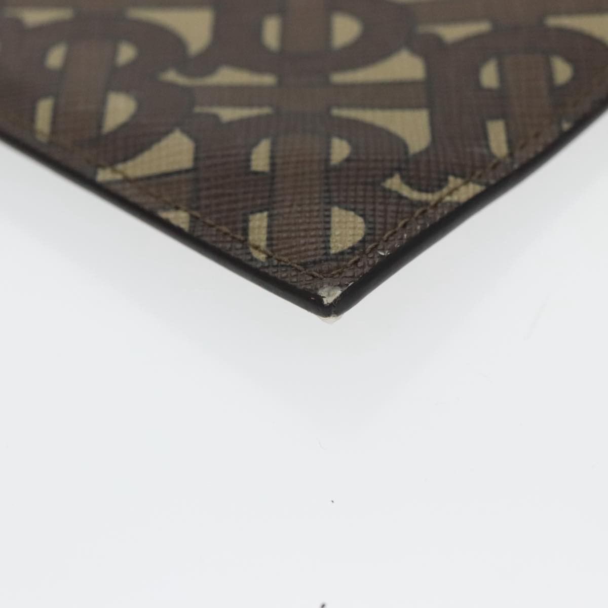 Burberry Tb Brown Leather Clutch Bag (Pre-Owned) Size ONE SIZE - 15 Thumbnail
