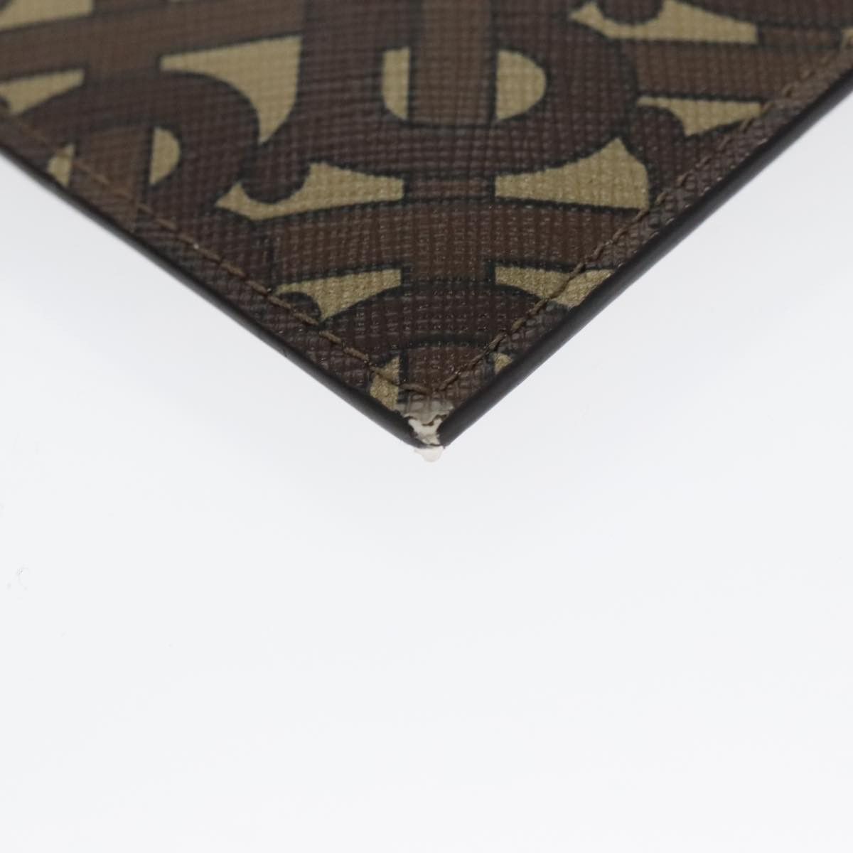 Burberry Tb Brown Leather Clutch Bag (Pre-Owned) Size ONE SIZE - 13 Thumbnail