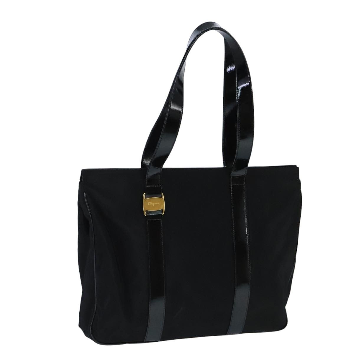 Black Canvas Tote Bag (Pre-Owned)