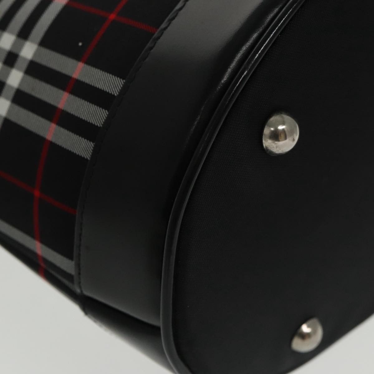 Burberry Nova Check Black Synthetic Handbag (Pre-Owned) Size ONE SIZE - 10 Thumbnail