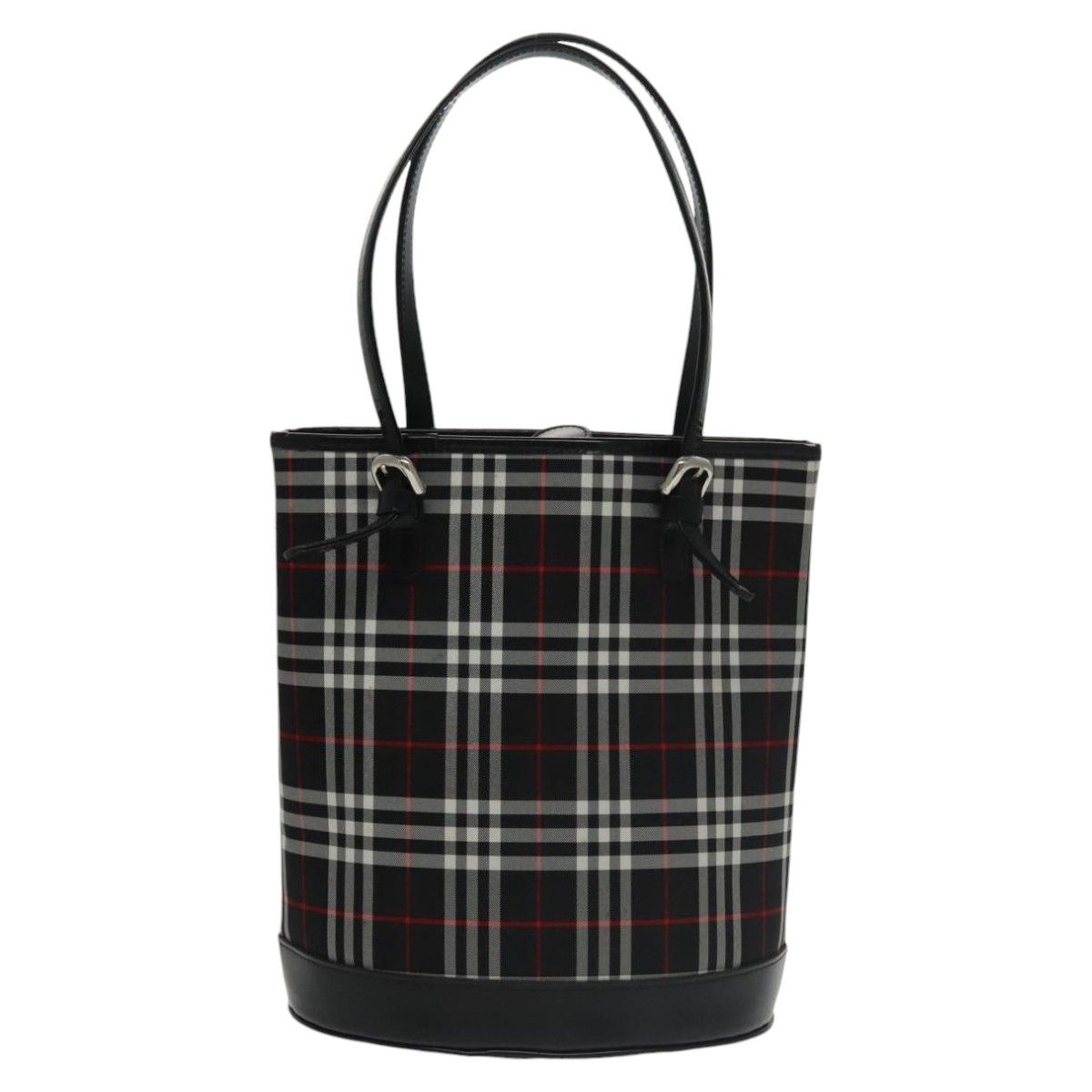 Burberry Nova Check Black Synthetic Handbag (Pre-Owned) Size ONE SIZE - 2 Thumbnail
