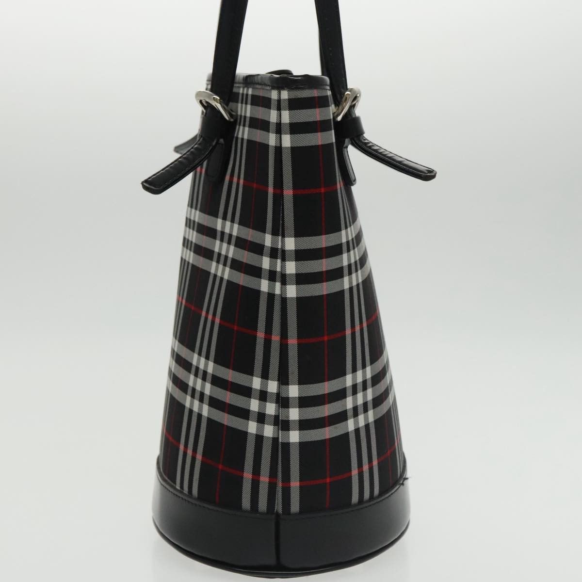 Burberry Nova Check Black Synthetic Handbag (Pre-Owned) Size ONE SIZE - 4 Thumbnail