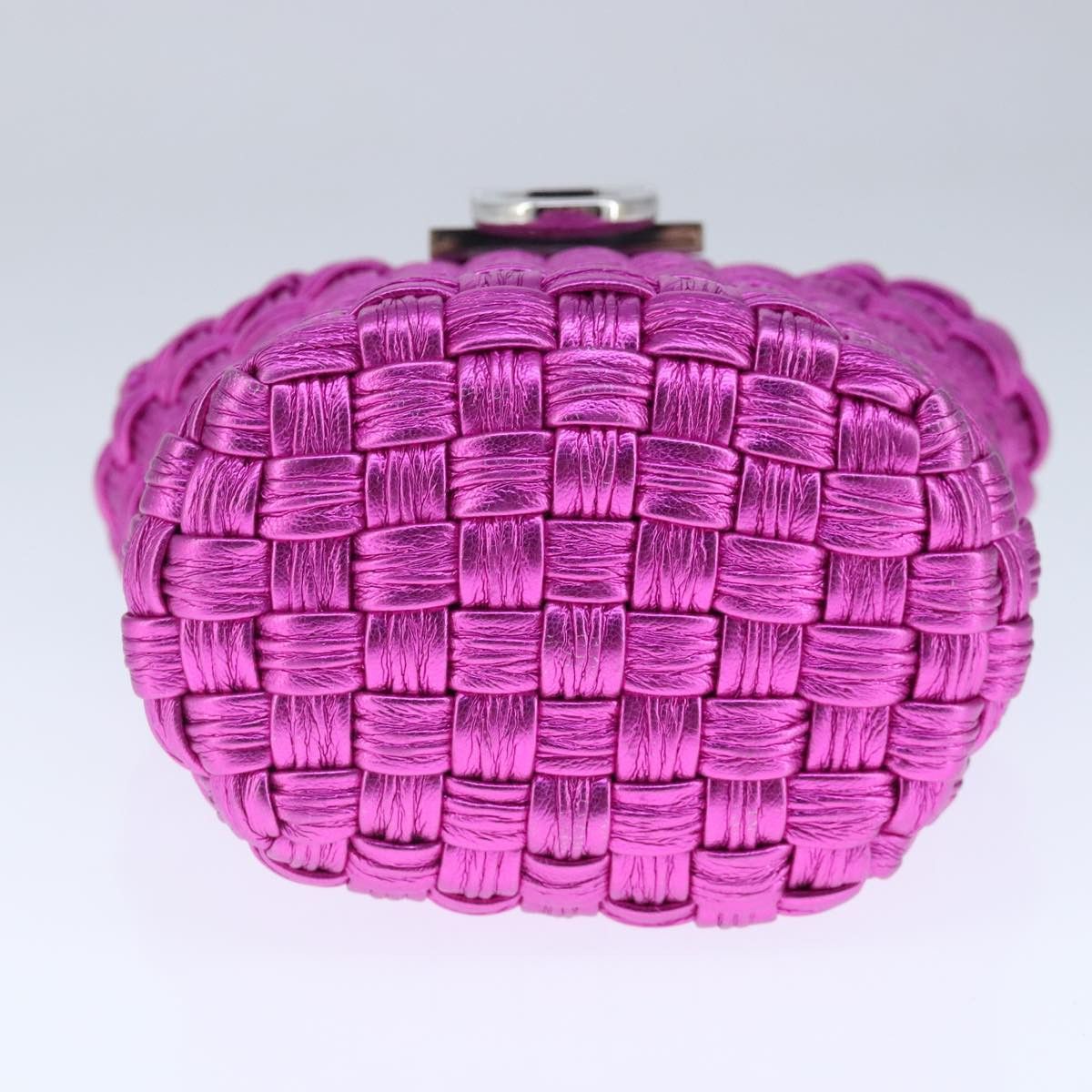 Salvatore Ferragamo Gancini Purple Leather Shoulder Bag (Pre-Owned) Size ONE SIZE - 5 Thumbnail