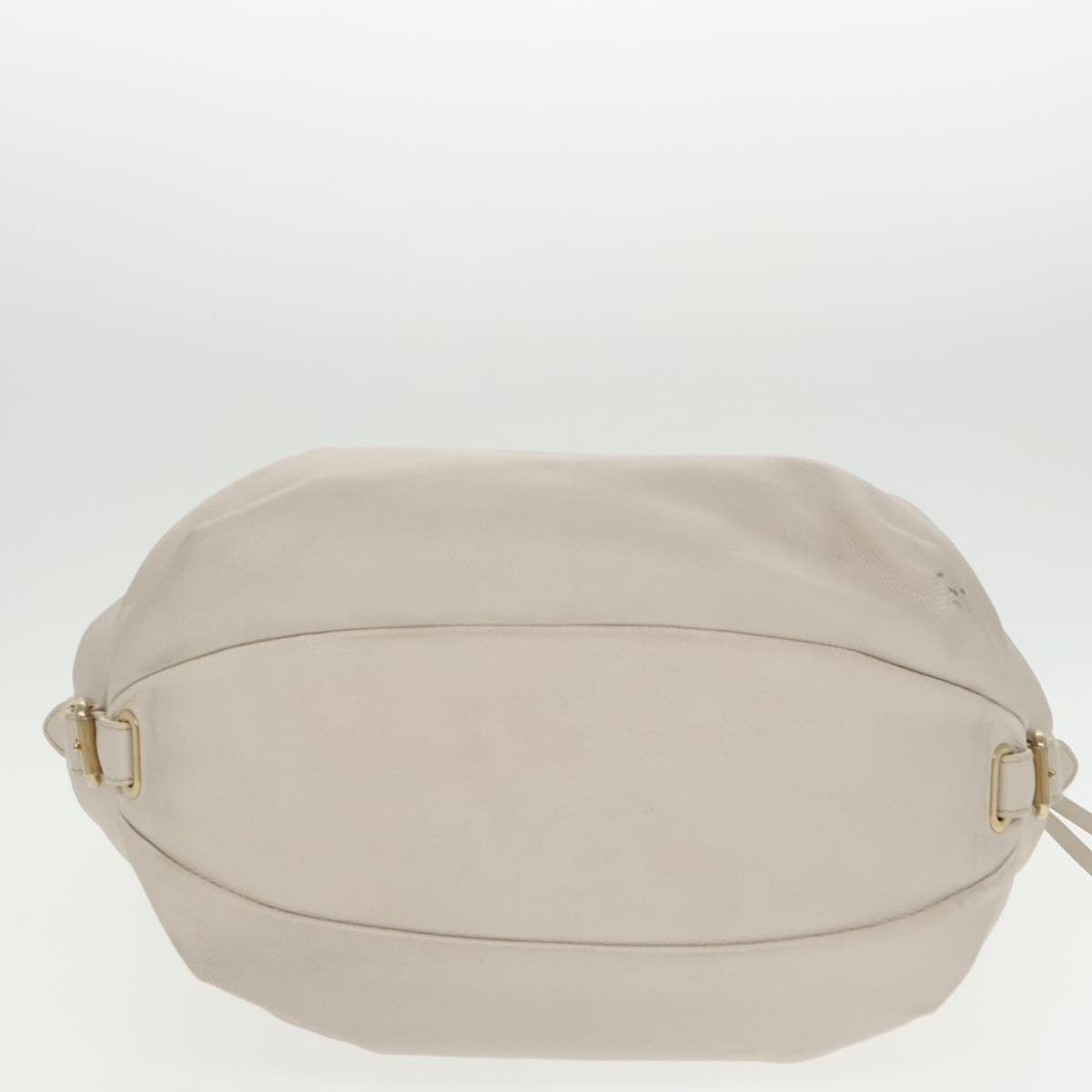 Bally White Leather Handbag (Pre-Owned) Size ONE SIZE - 5 Thumbnail