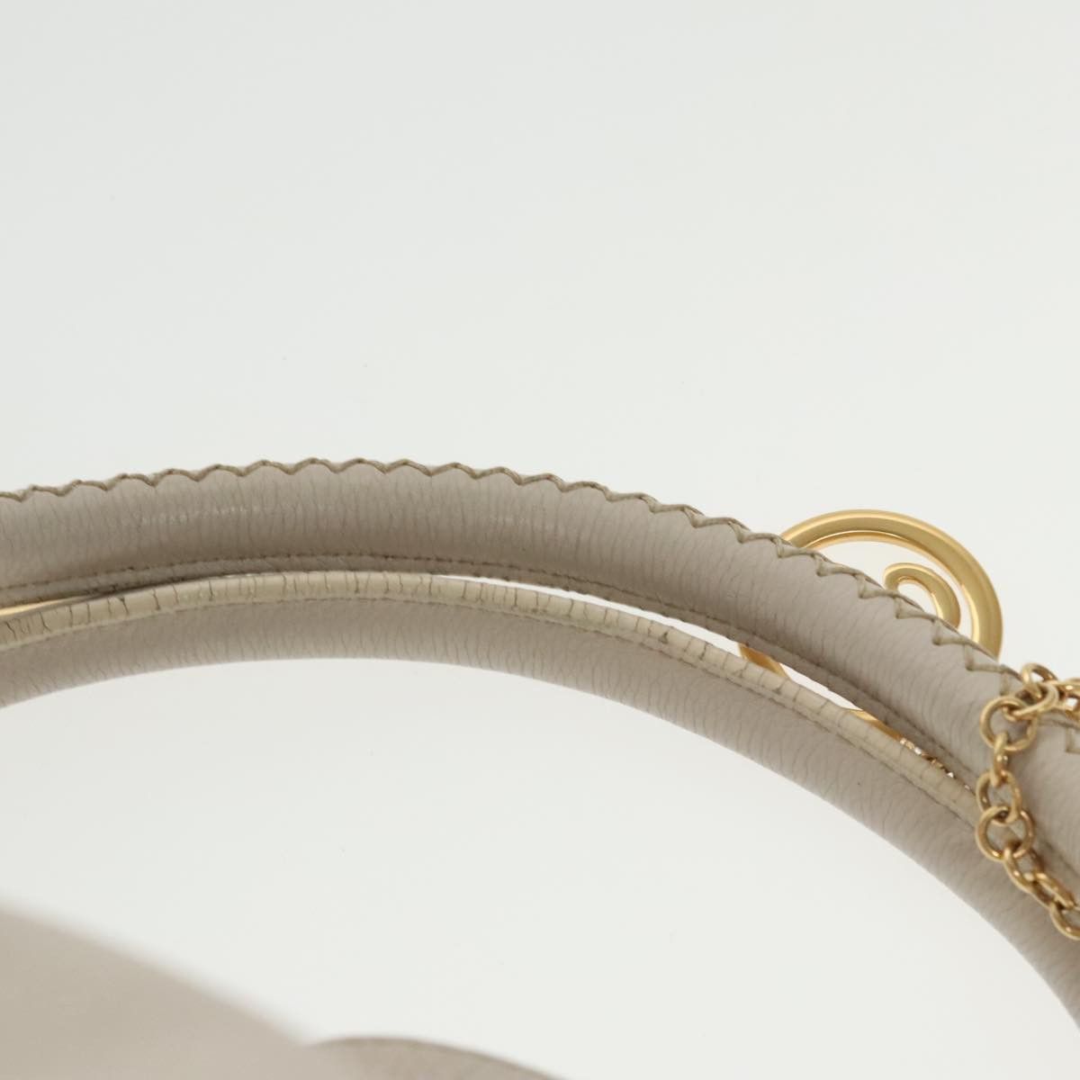 Bally White Leather Handbag (Pre-Owned) Size ONE SIZE - 14 Thumbnail