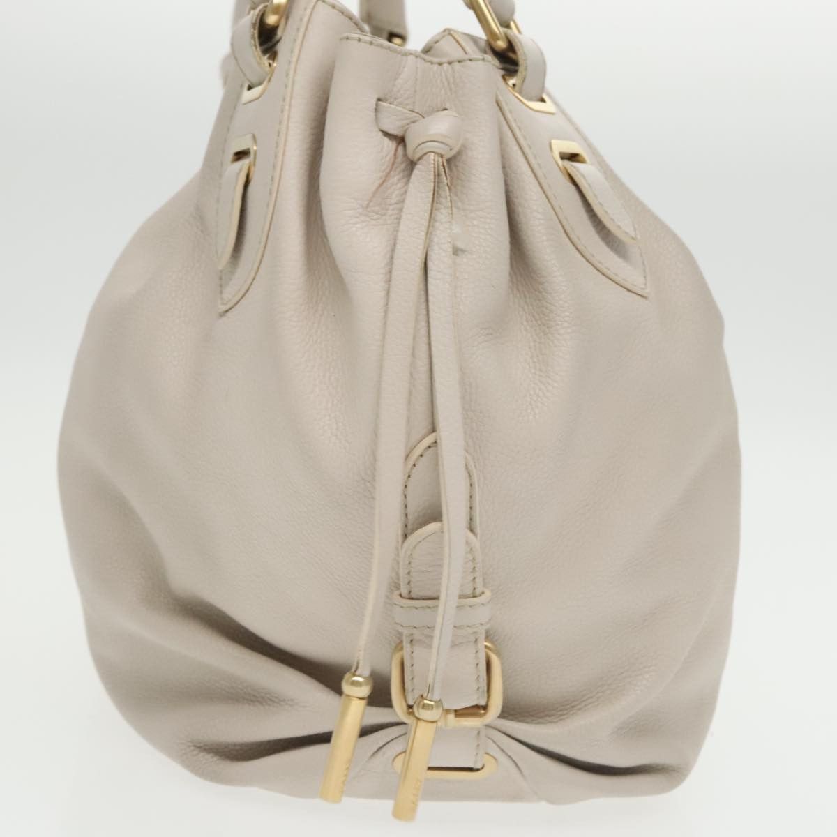 Bally White Leather Handbag (Pre-Owned) Size ONE SIZE - 12 Thumbnail