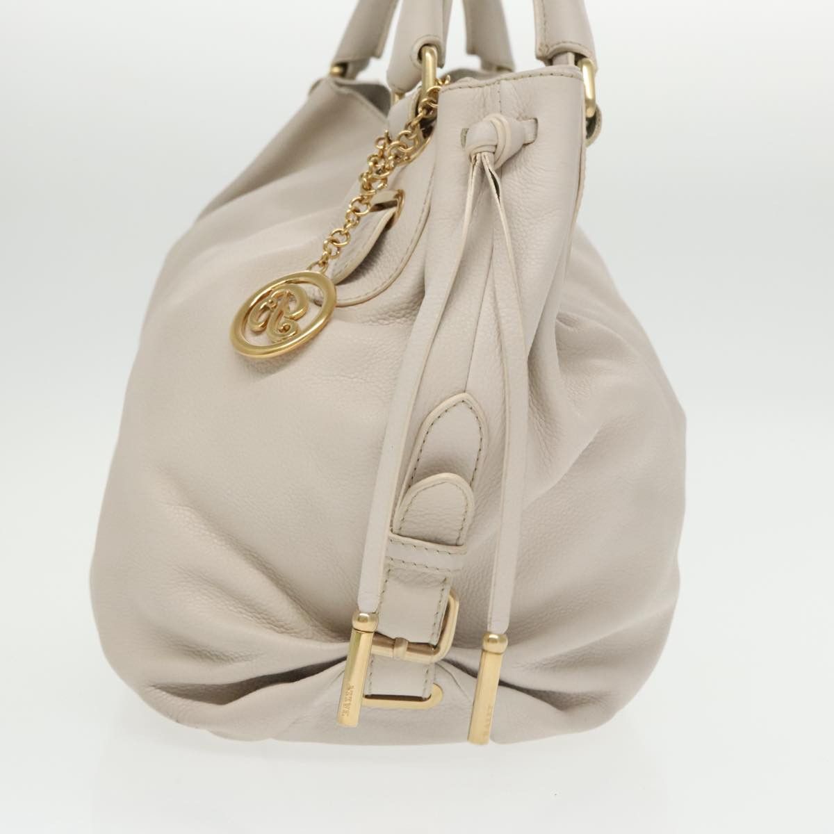 Bally White Leather Handbag (Pre-Owned) Size ONE SIZE - 3 Thumbnail
