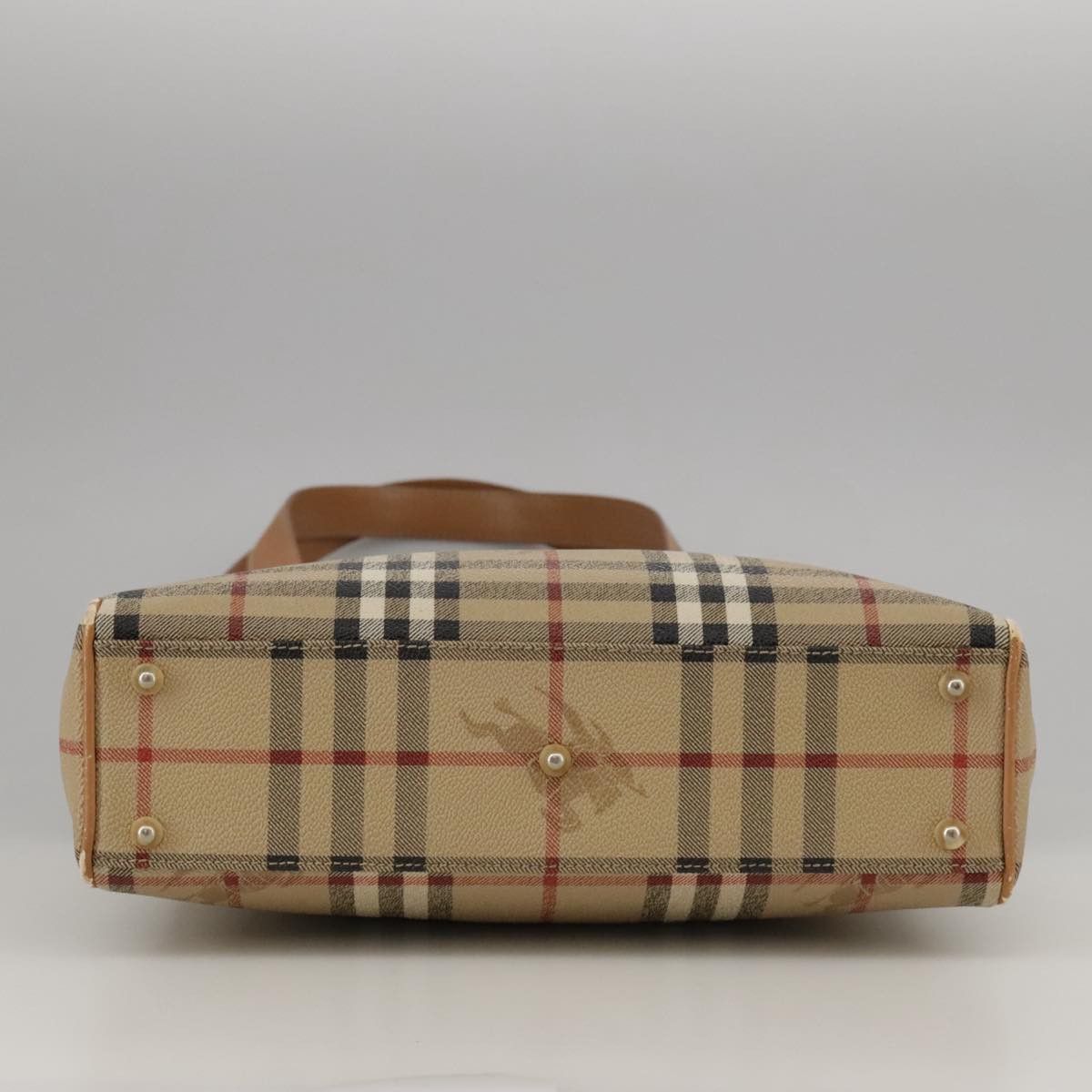 Burberry Nova Check Beige Leather Shoulder Bag (Pre-Owned) Size ONE SIZE - 5 Thumbnail