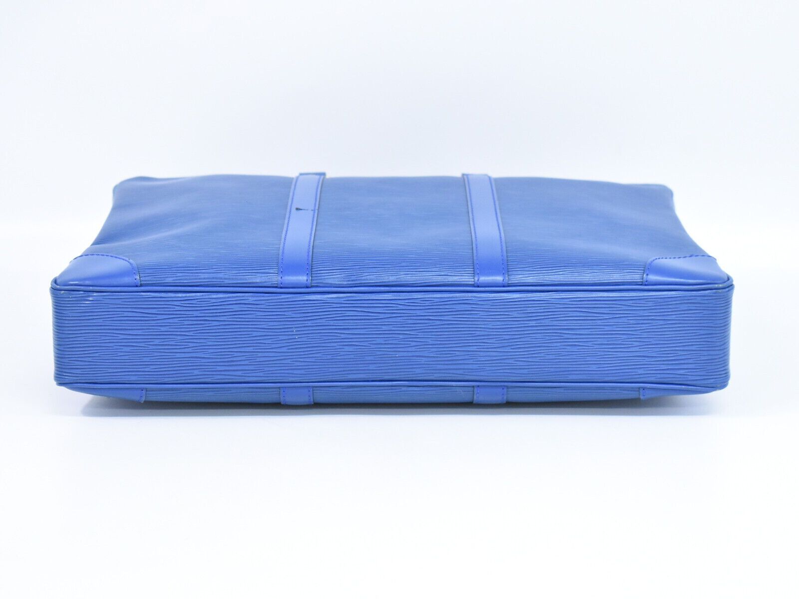 Louis Vuitton Porte Documents Voyage Blue Leather Handbag (Pre-Owned) Size ONE SIZE - 4 Thumbnail