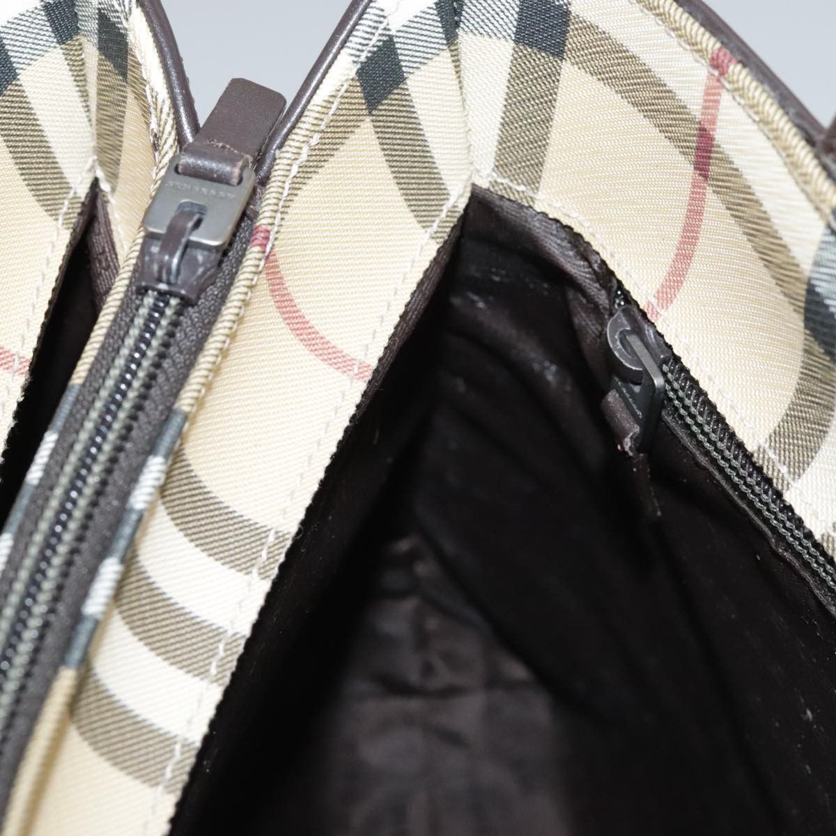 Burberry Beige Canvas Handbag (Pre-Owned) Size ONE SIZE - 13 Thumbnail