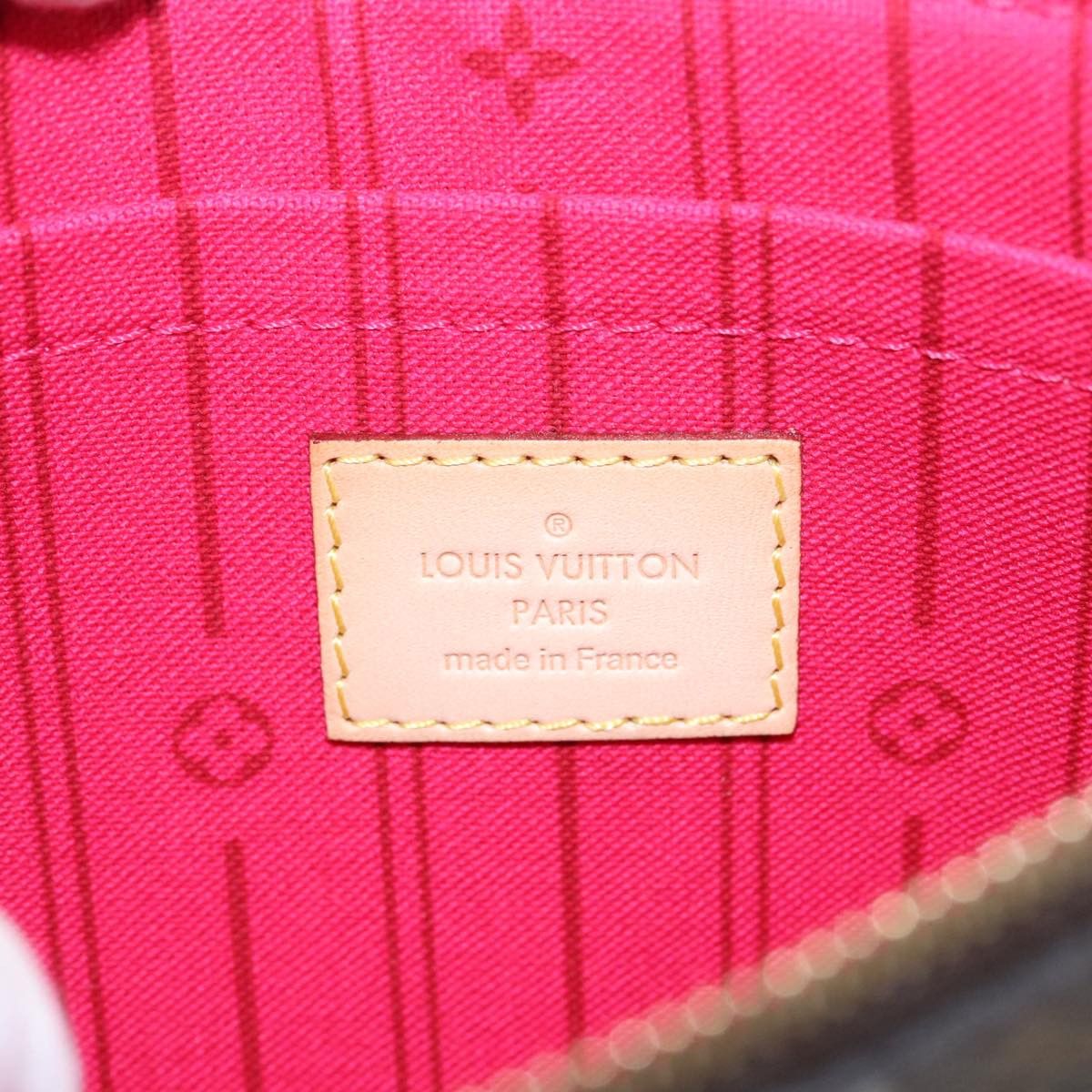 Louis Vuitton Neverfull Pouch Brown Canvas Clutch Bag (Pre-Owned) Size ONE SIZE - 20 Thumbnail
