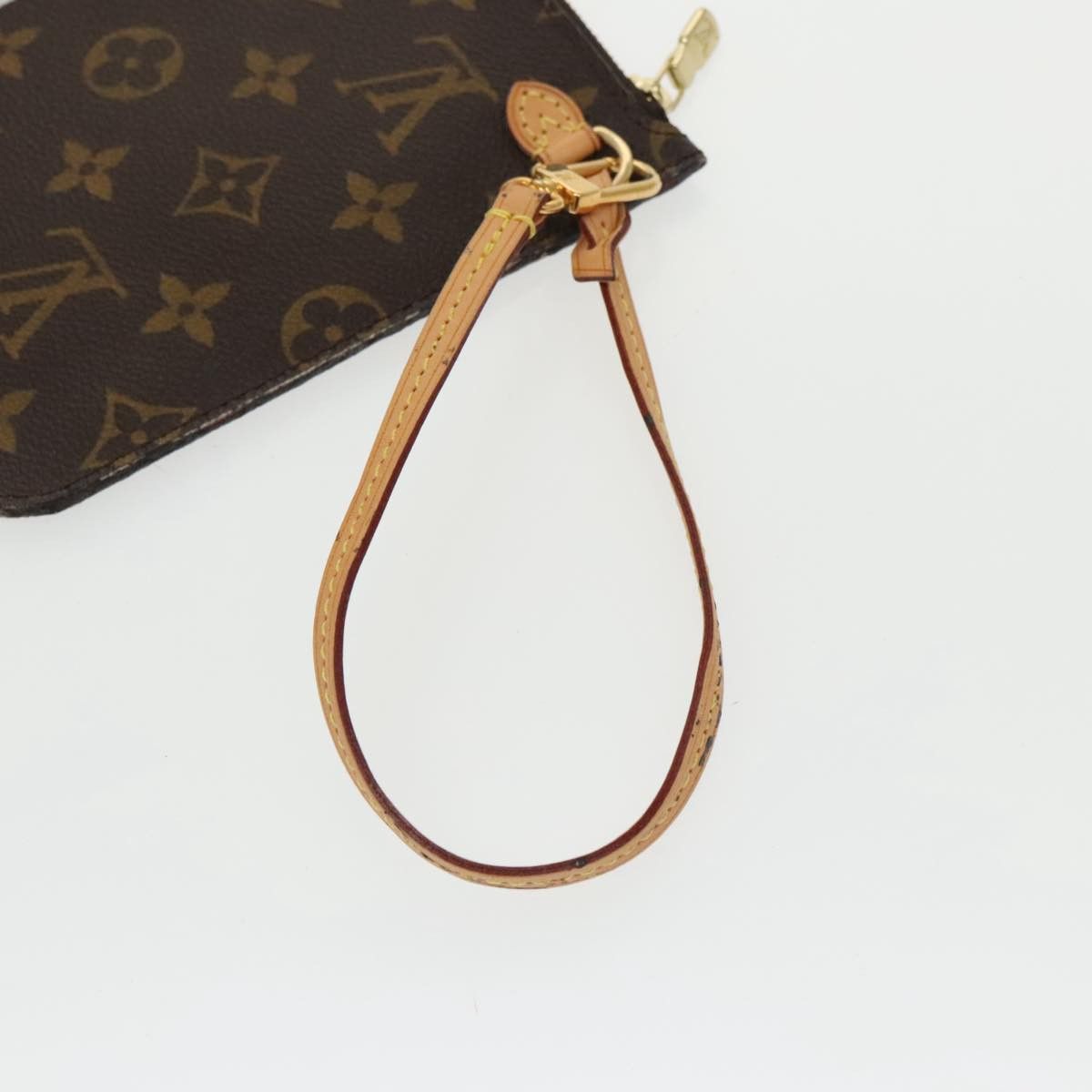 Louis Vuitton Neverfull Pouch Brown Canvas Clutch Bag (Pre-Owned) Size ONE SIZE - 12 Thumbnail