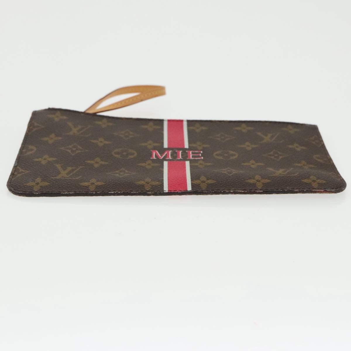 Louis Vuitton Neverfull Pouch Brown Canvas Clutch Bag (Pre-Owned) Size ONE SIZE - 7 Thumbnail