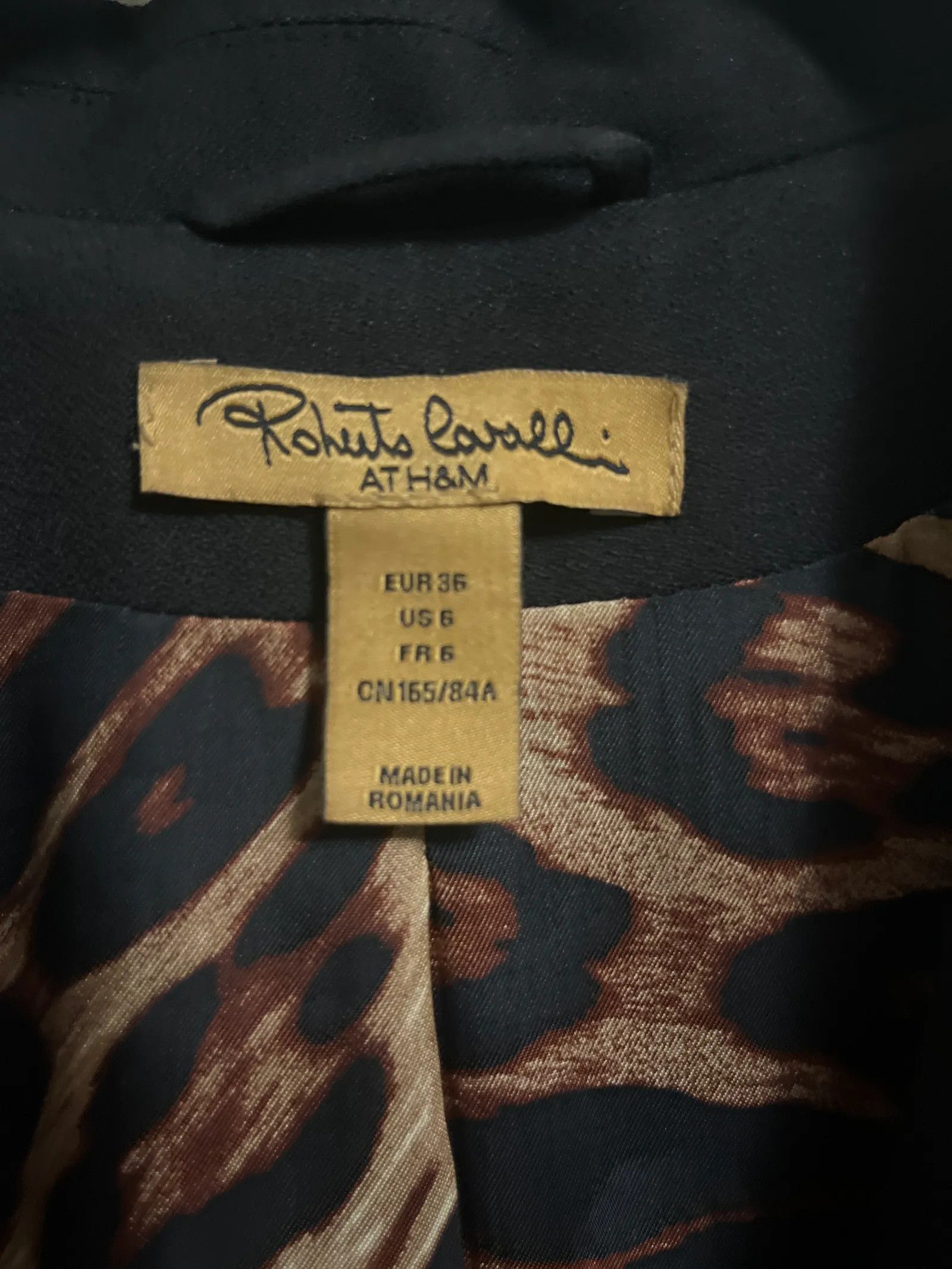 Roberto Cavalli Roberto Cavalli Roberto Cavalli at H&M Blazer Size XS / US 0-2 / IT 36-38 - 3 Thumbnail
