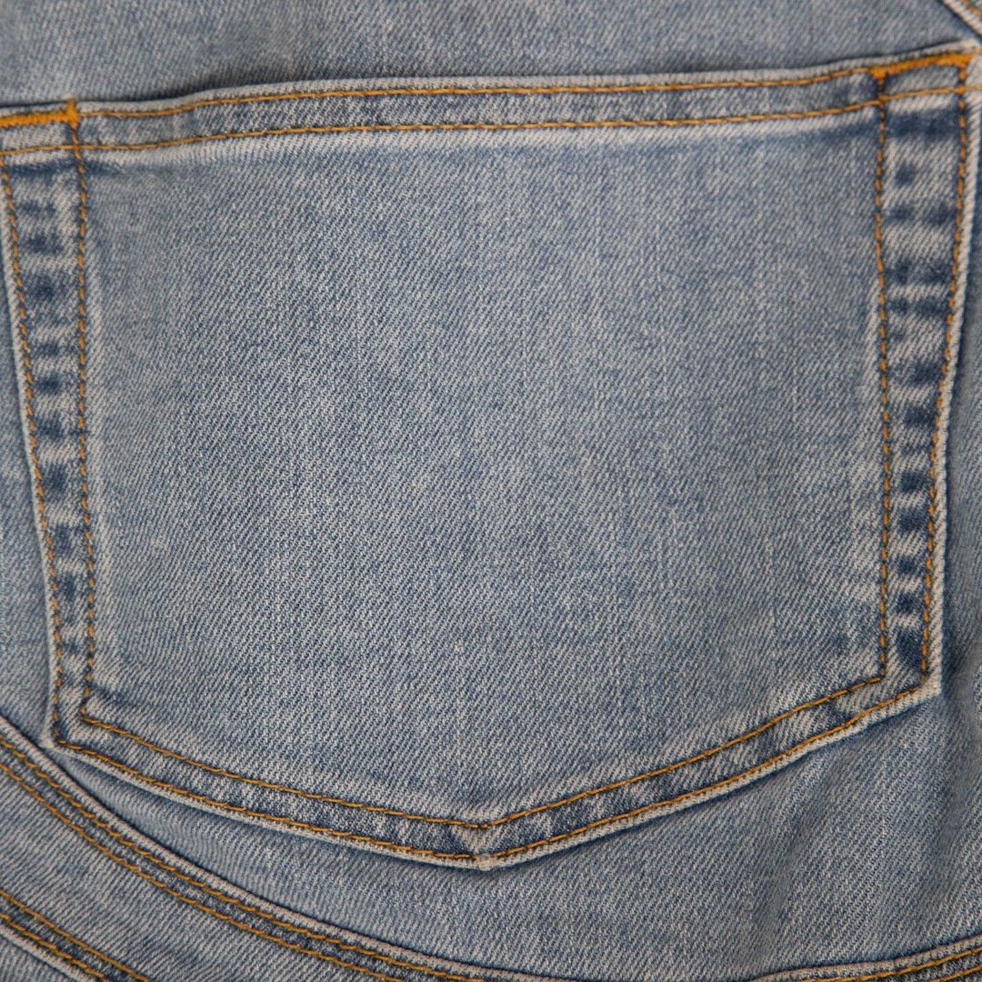 Mugler Blue Denim Slim Fit Panelled Jeans Size 32" / US 10 / IT 46 - 4 Thumbnail