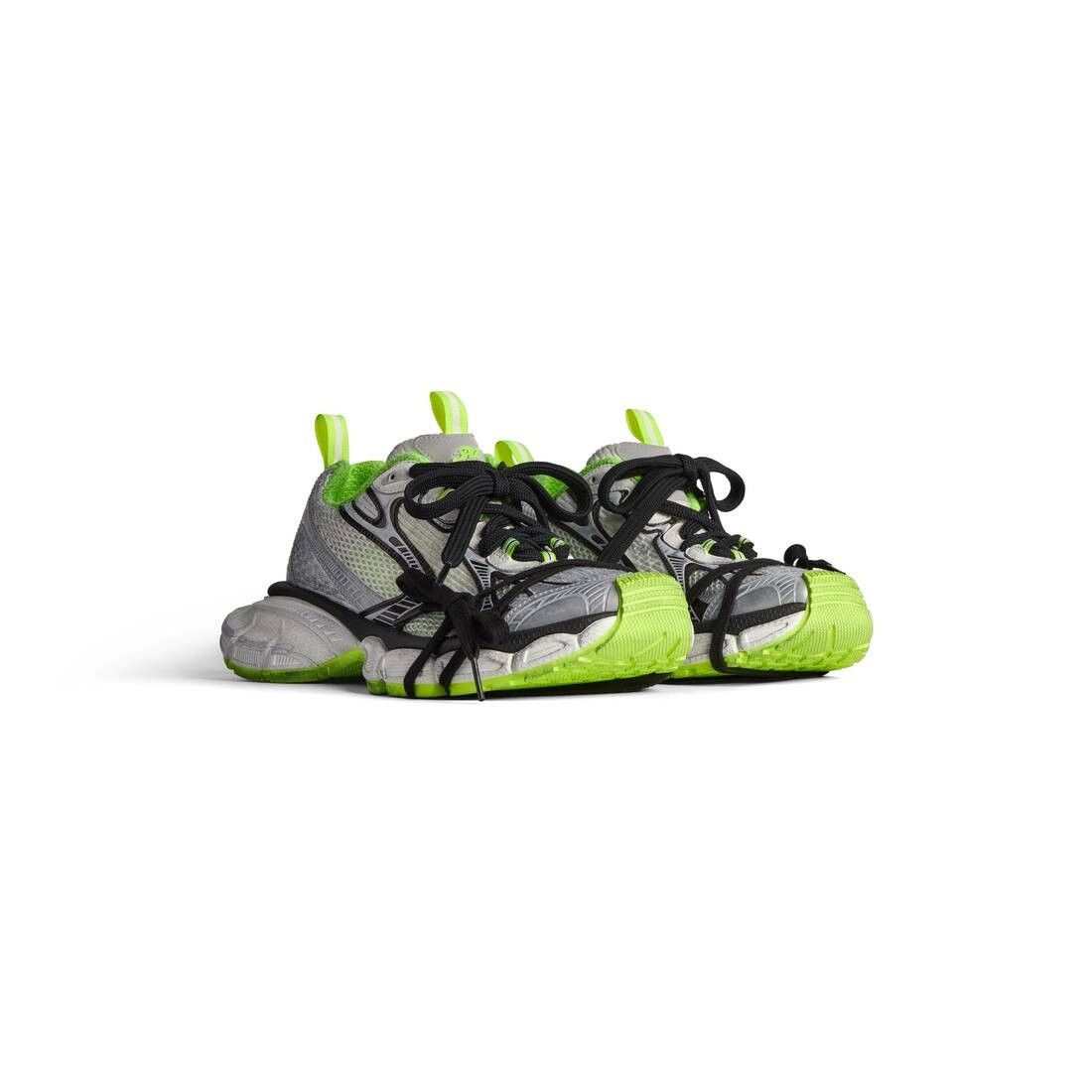 Balenciaga 3XL Mesh Sneakers in white / green Size US 7 / EU 40 - 2 Thumbnail