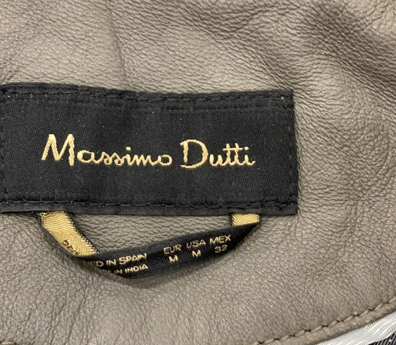 Massimo Dutti Massimo Dutti Leather Jacket Size M / US 6-8 / IT 42-44 - 2 Thumbnail