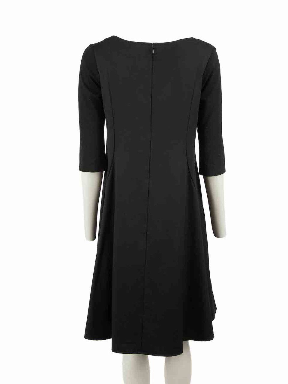 Yohji Yamamoto Vintage Y’s Black Wool Mid Sleeve Dress Size S / US 4 / IT 40 - 3 Thumbnail