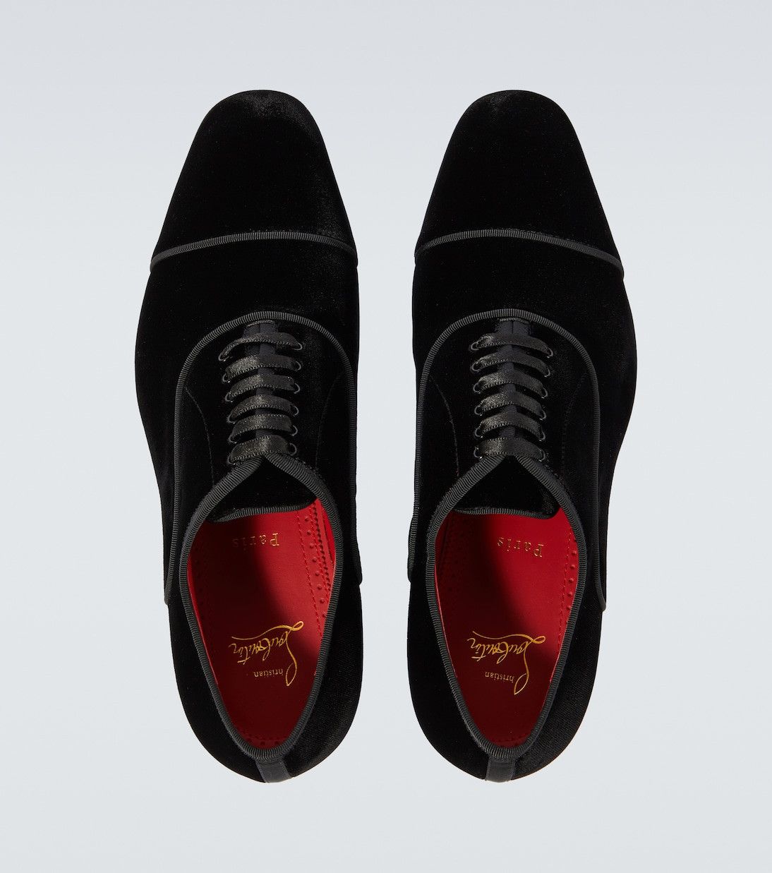 Christian Louboutin Greggyrocks velvet Oxford shoes Size US 9.5 / EU 42-43 - 3 Thumbnail