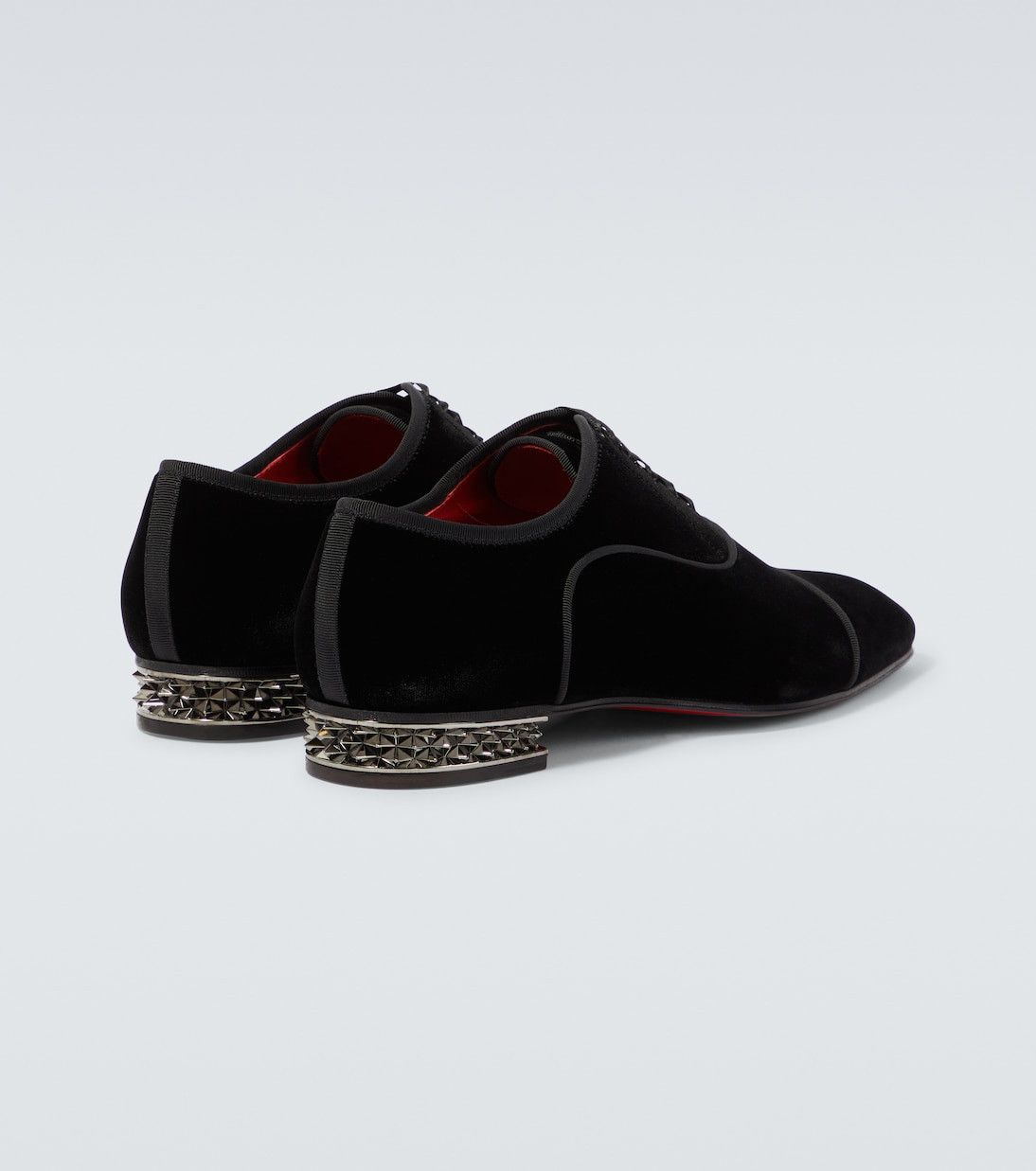 Christian Louboutin Greggyrocks velvet Oxford shoes Size US 10.5 / EU 43-44 - 4 Thumbnail