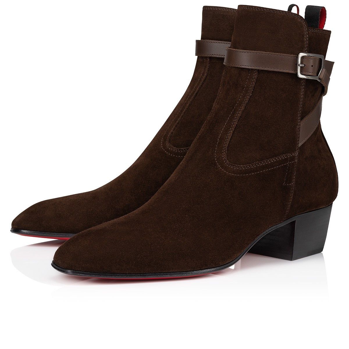 Christian Louboutin Rosalio Jodphur Boots in brown Size US 11.5 / EU 44-45 - 2 Thumbnail