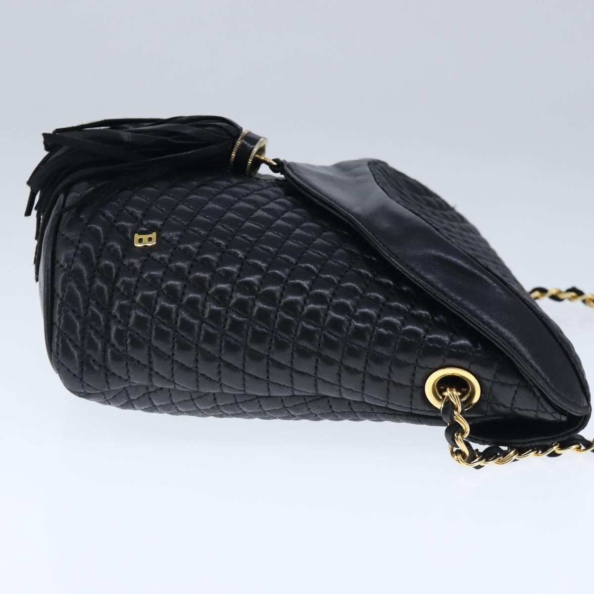 Bally Black Leather Shoulder Bag (Pre-Owned) Size ONE SIZE - 4 Thumbnail