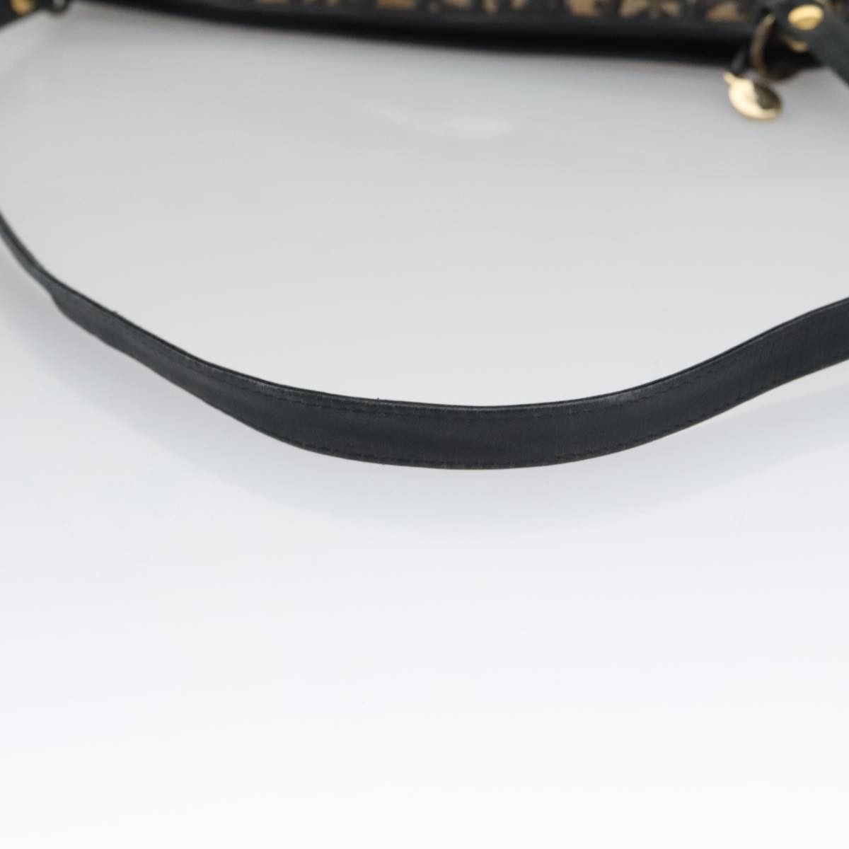 Dior Trotter Navy Canvas Shoulder Bag (Pre-Owned) Size ONE SIZE - 4 Thumbnail