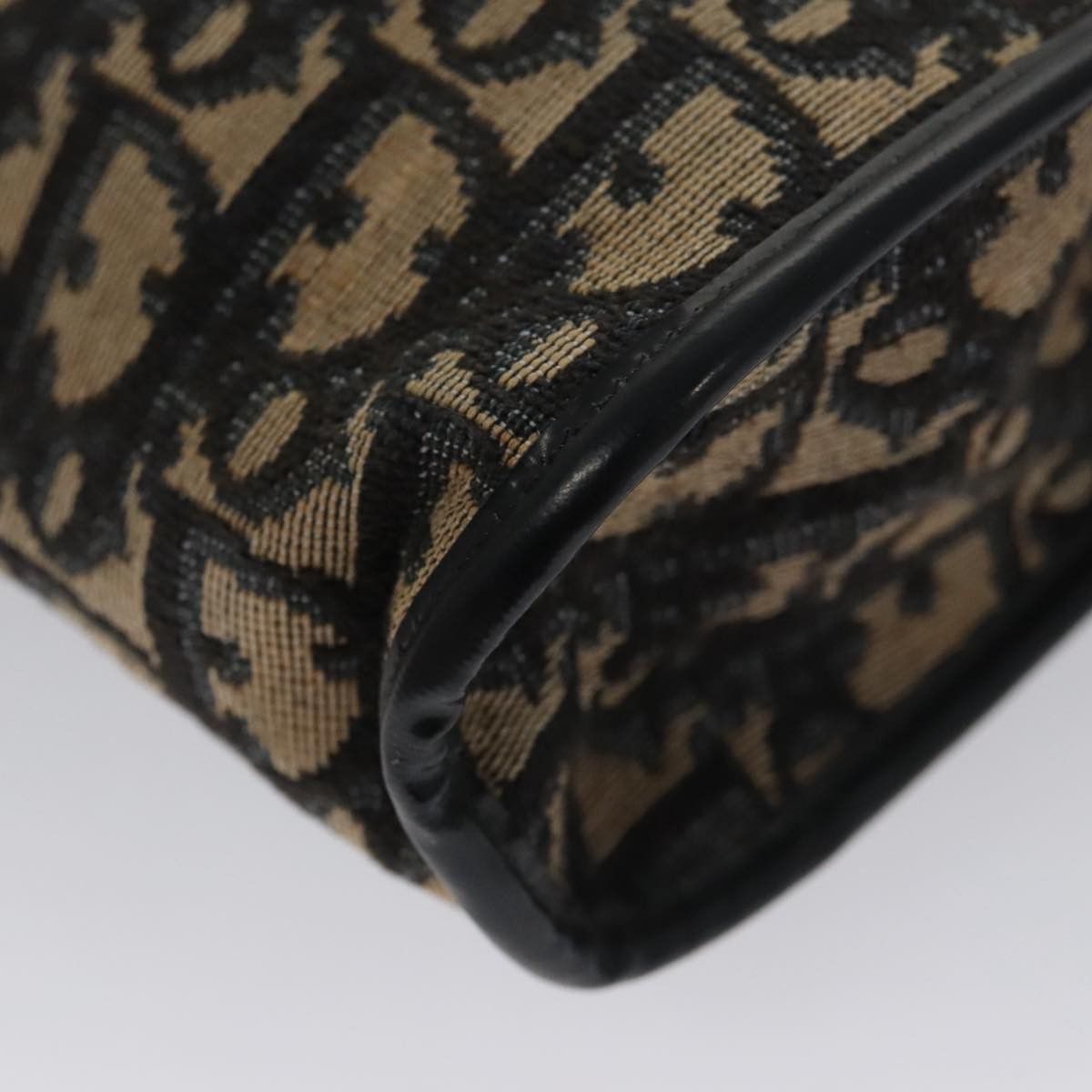 Dior Trotter Navy Canvas Shoulder Bag (Pre-Owned) Size ONE SIZE - 16 Thumbnail