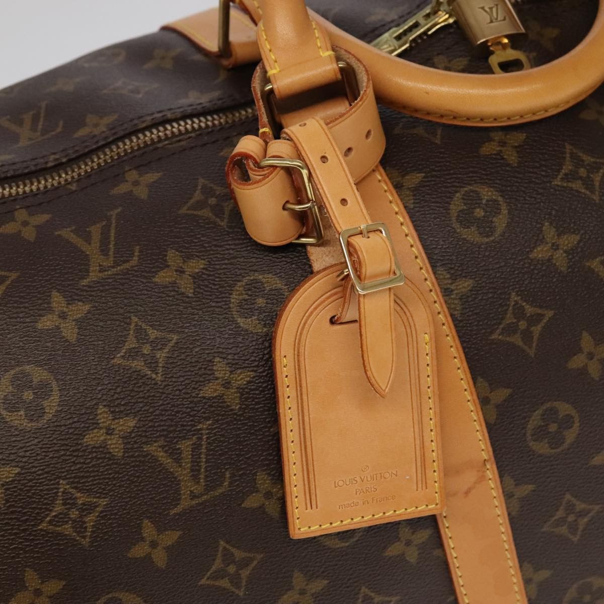 Louis Vuitton Keepall Bandoulière 60 Brown Canvas Travel Bag (Pre-Owned) Size ONE SIZE - 15 Thumbnail
