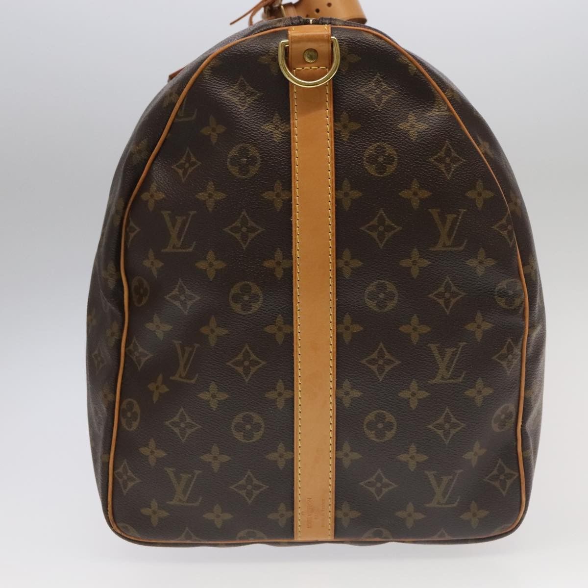 Louis Vuitton Keepall Bandoulière 60 Brown Canvas Travel Bag (Pre-Owned) Size ONE SIZE - 4 Thumbnail