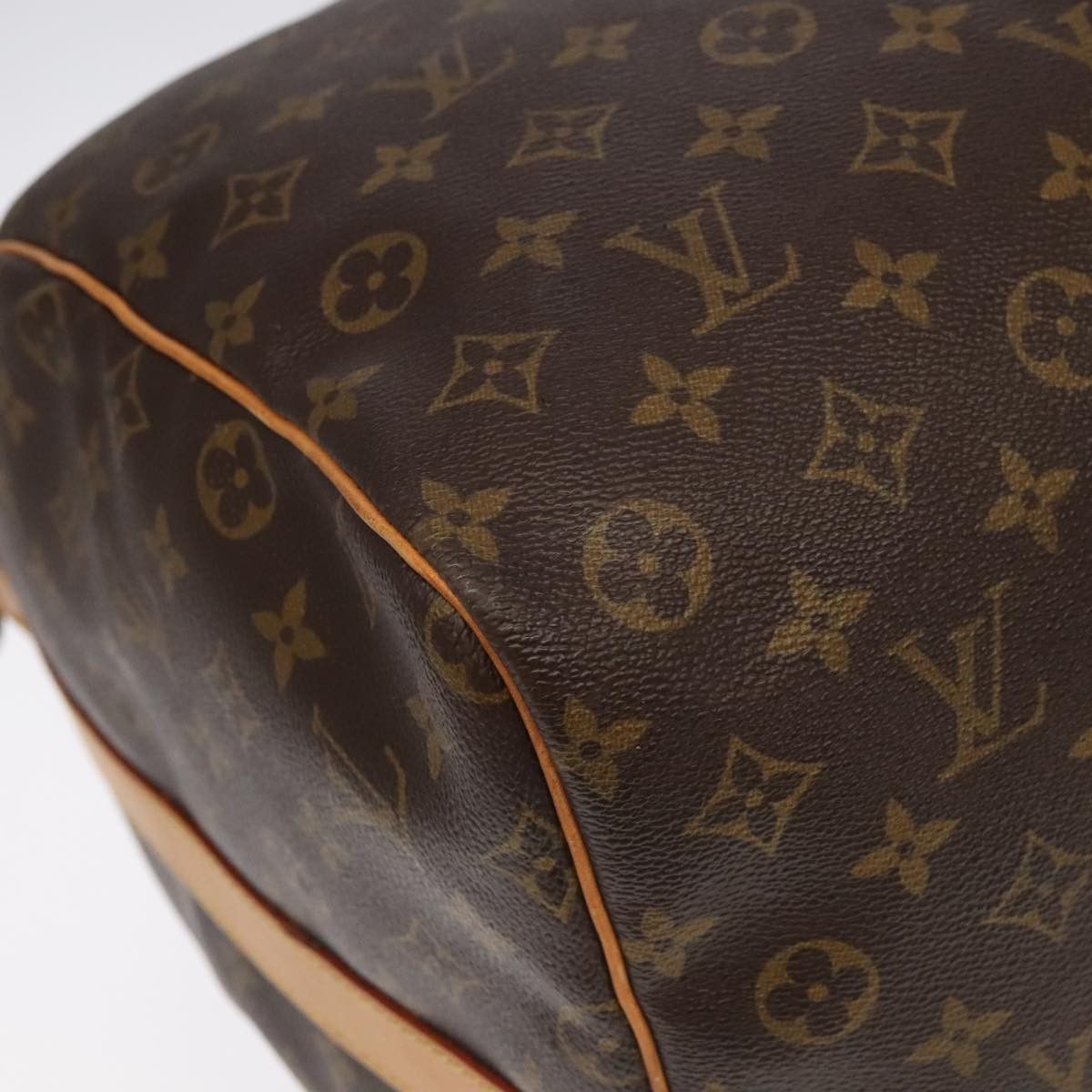 Louis Vuitton Keepall Bandoulière 60 Brown Canvas Travel Bag (Pre-Owned) Size ONE SIZE - 9 Thumbnail