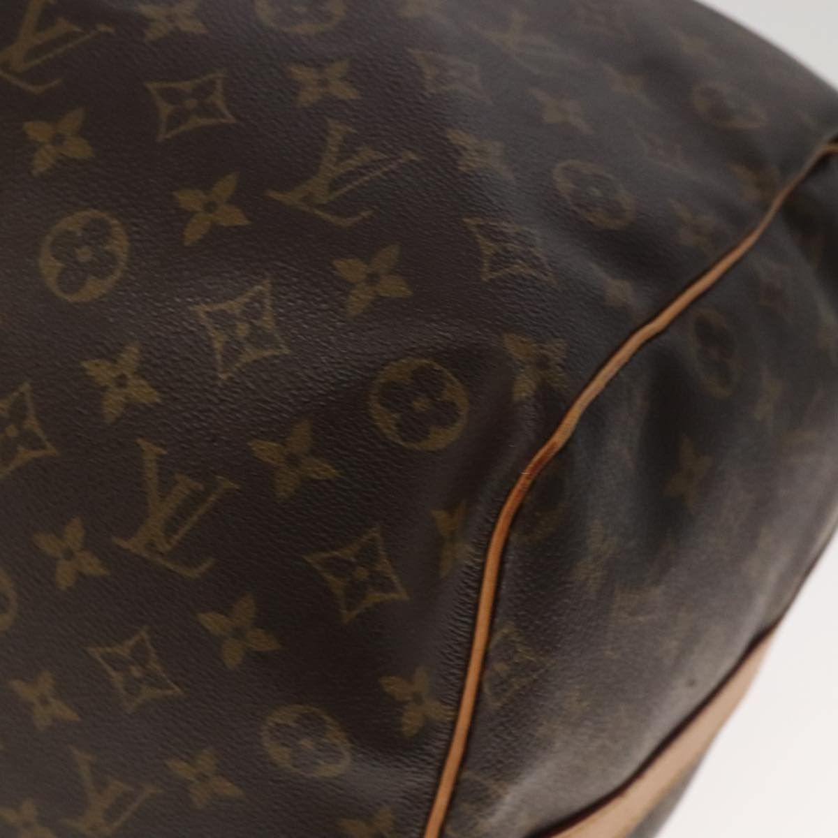 Louis Vuitton Keepall Bandoulière 60 Brown Canvas Travel Bag (Pre-Owned) Size ONE SIZE - 7 Thumbnail