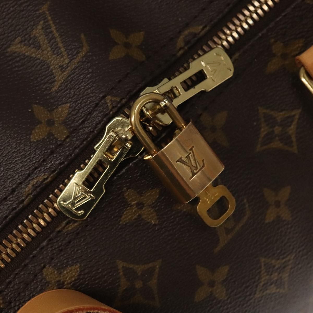 Louis Vuitton Keepall Bandoulière 60 Brown Canvas Travel Bag (Pre-Owned) Size ONE SIZE - 8 Thumbnail