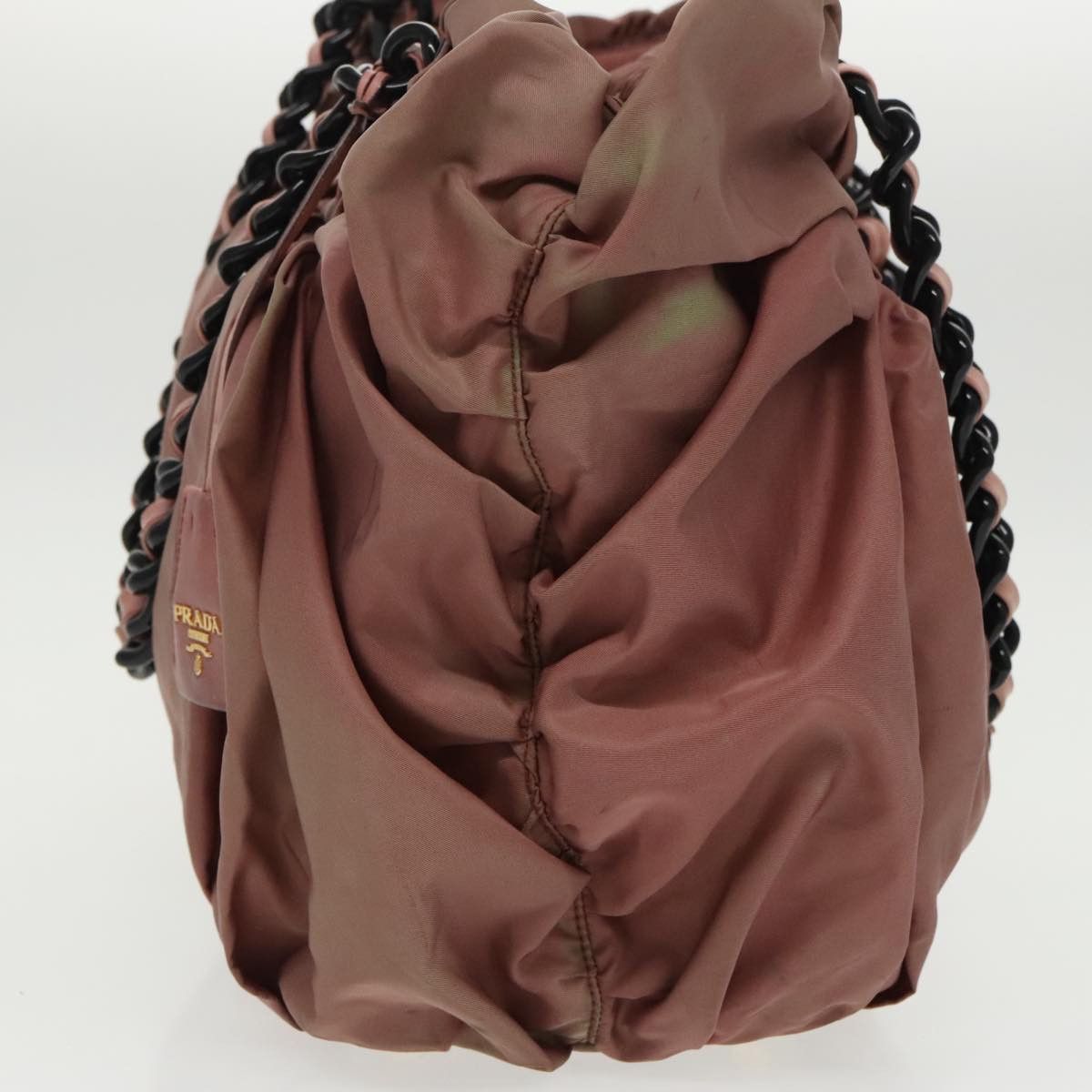 Prada Tessuto Burgundy Polyester Shoulder Bag (Pre-Owned) Size ONE SIZE - 4 Thumbnail